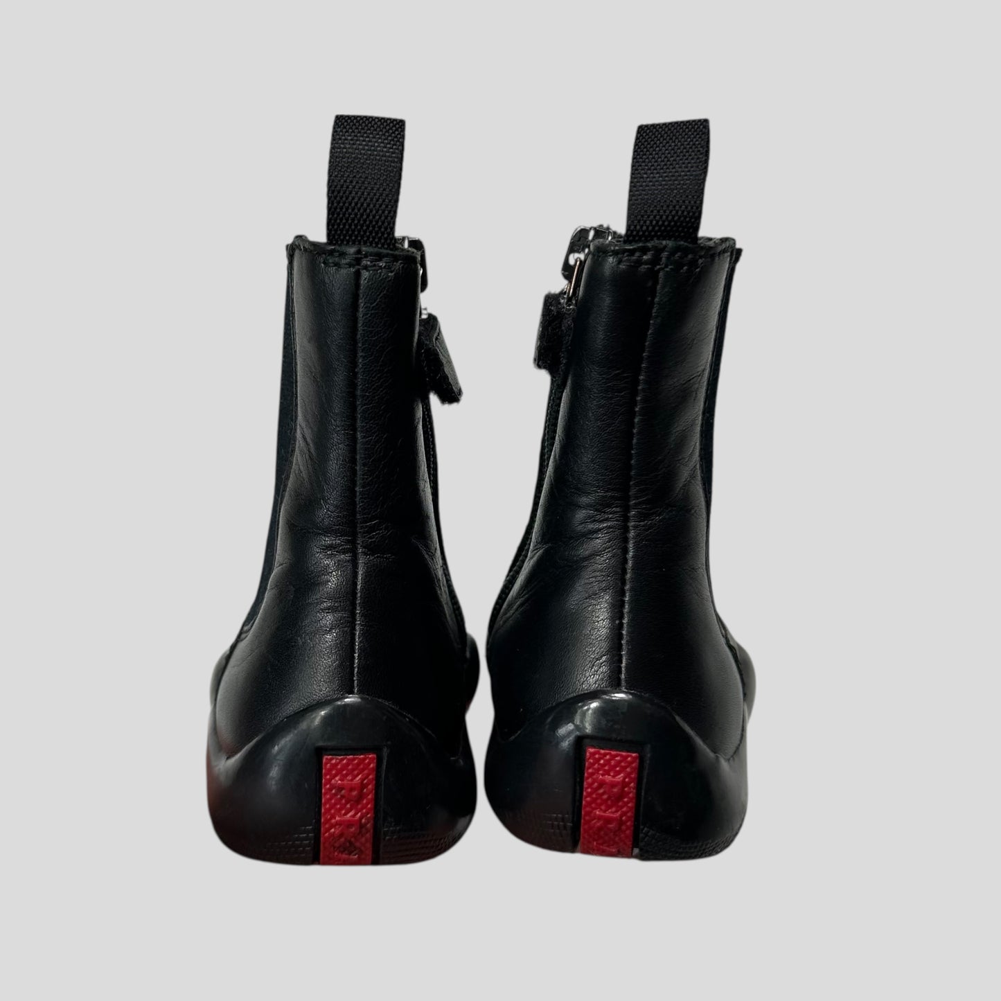 Prada Sport 00’s Leather Zip Baby Boots - 23 (1.5 - 2.5 years)