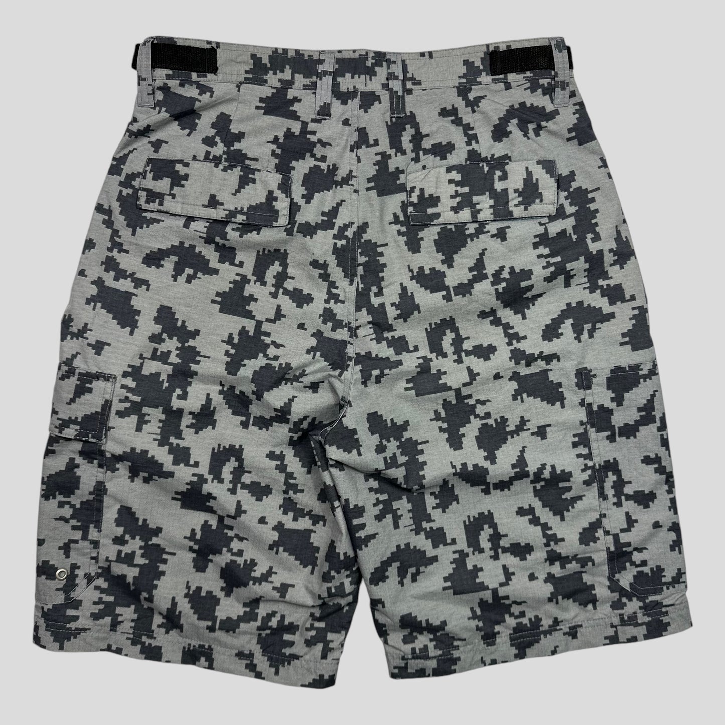 Stussy Surplus 90’s Ripstop Digital Camo Multipocket Cargo Shorts - 30-32