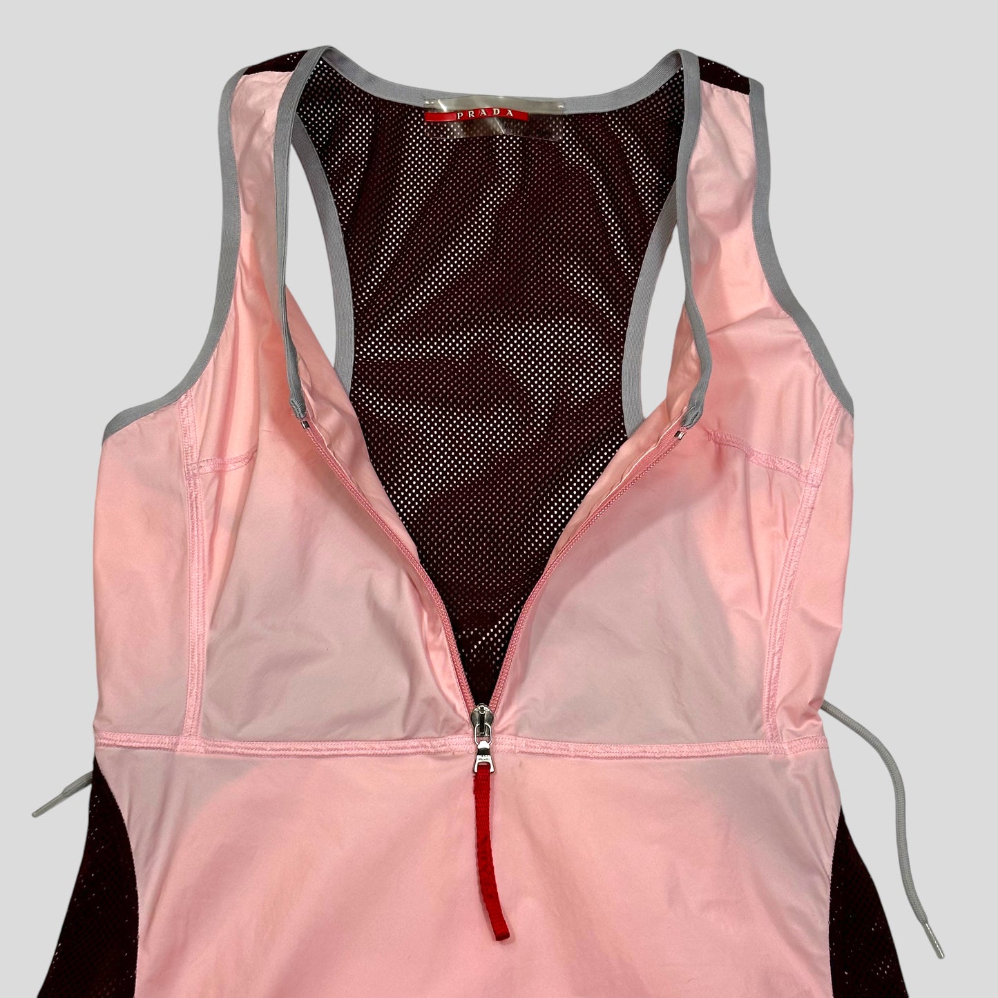 Prada Sport SS00 Nylon Mesh Technical Dress - IT44