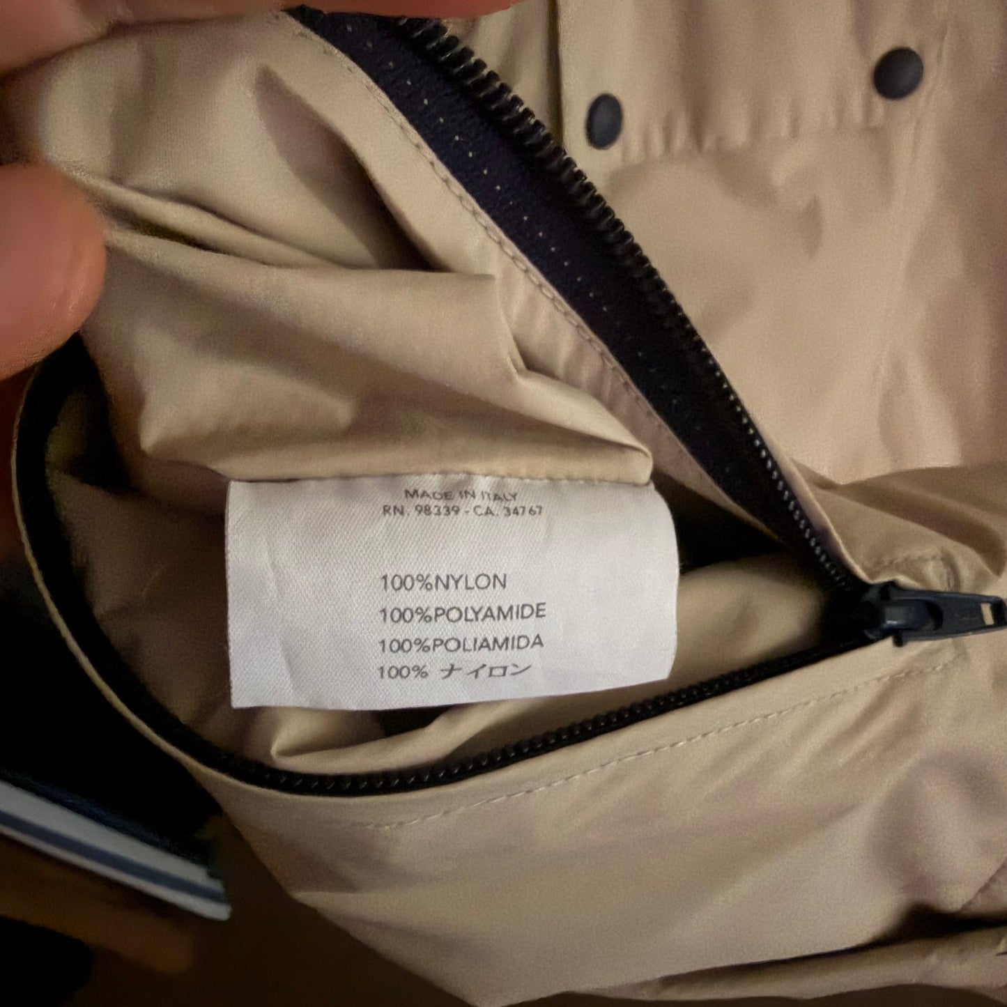 Prada Sport AW00 Goretex Backpack Strap Packable Bag Jacket - M/L