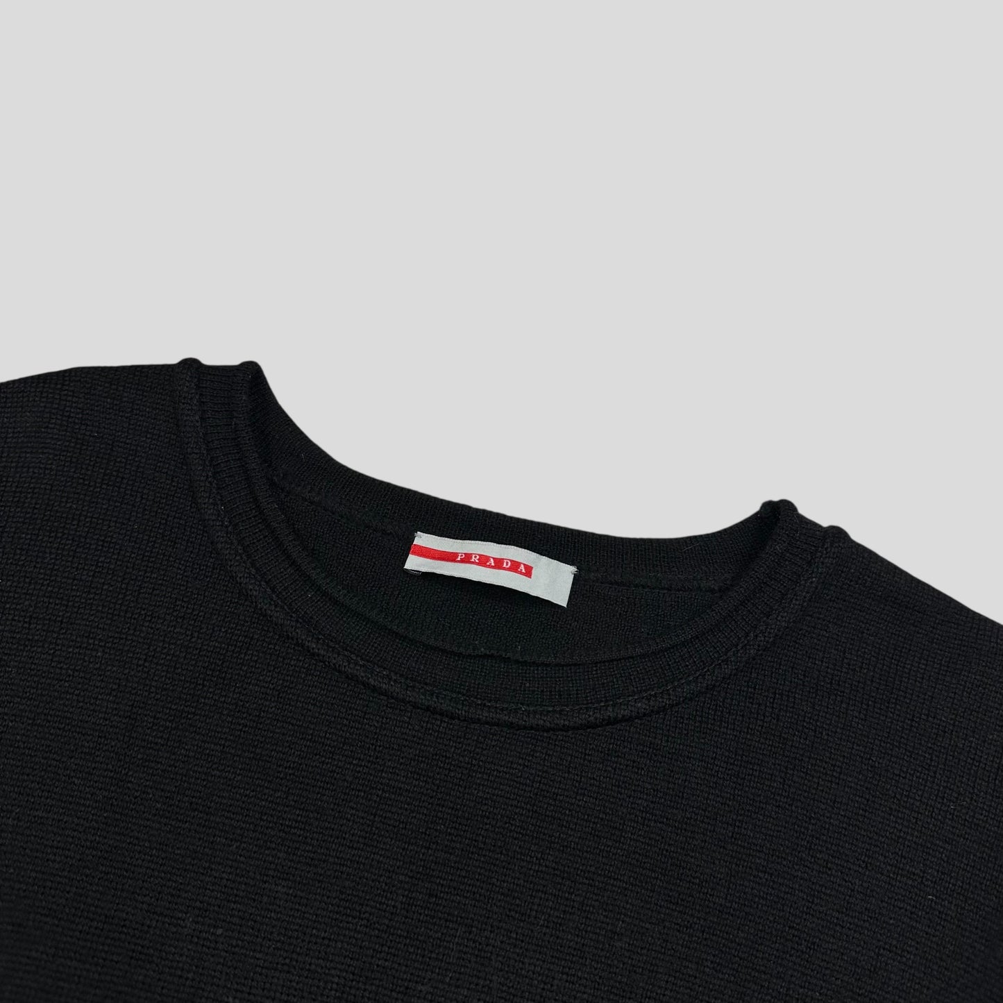 Prada Sport 2006 Ventilated Crewneck Knitted Jumper - S/M