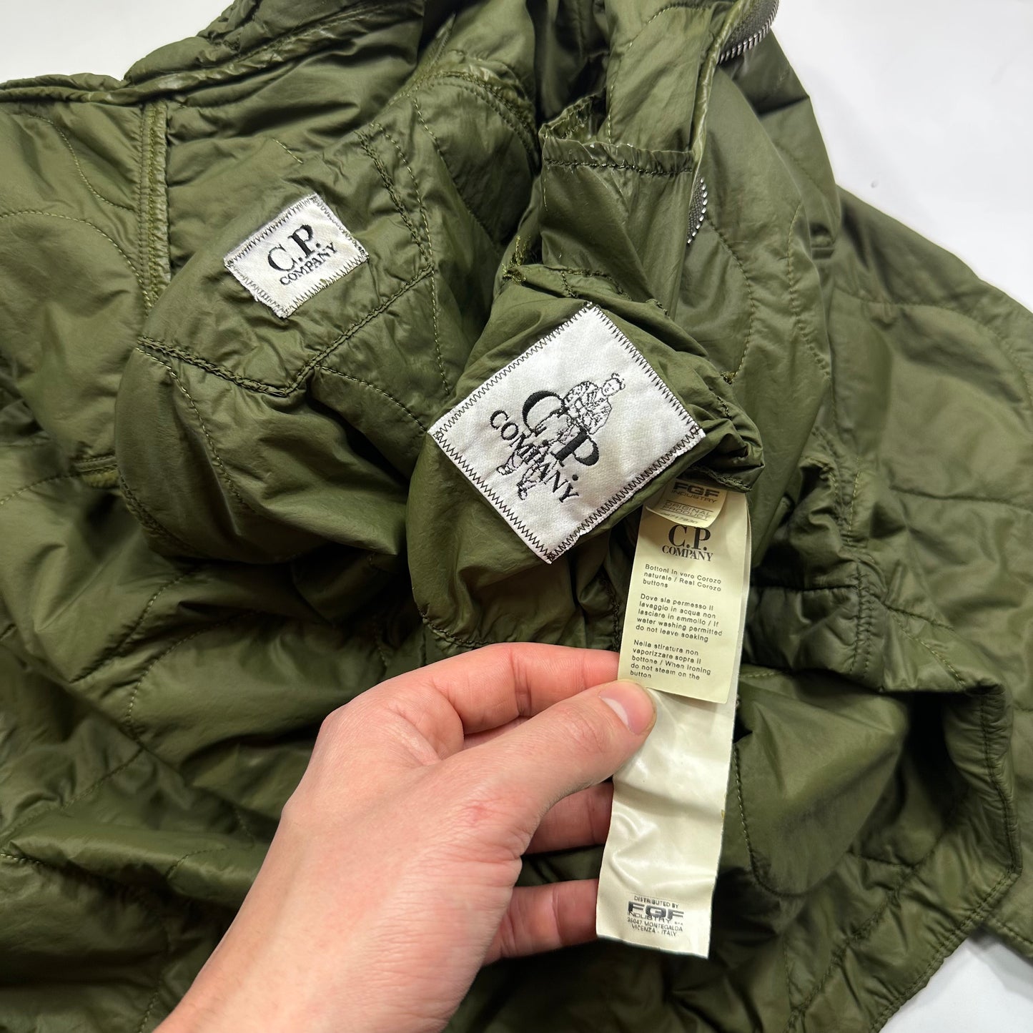 CP Company 00’s Onion Stitch Quilted Puffer Jacket - L