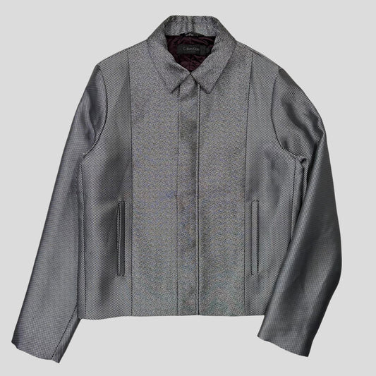 Calvin Klein Collection 2013 Runway Static Panelled Blouson Jacket - M