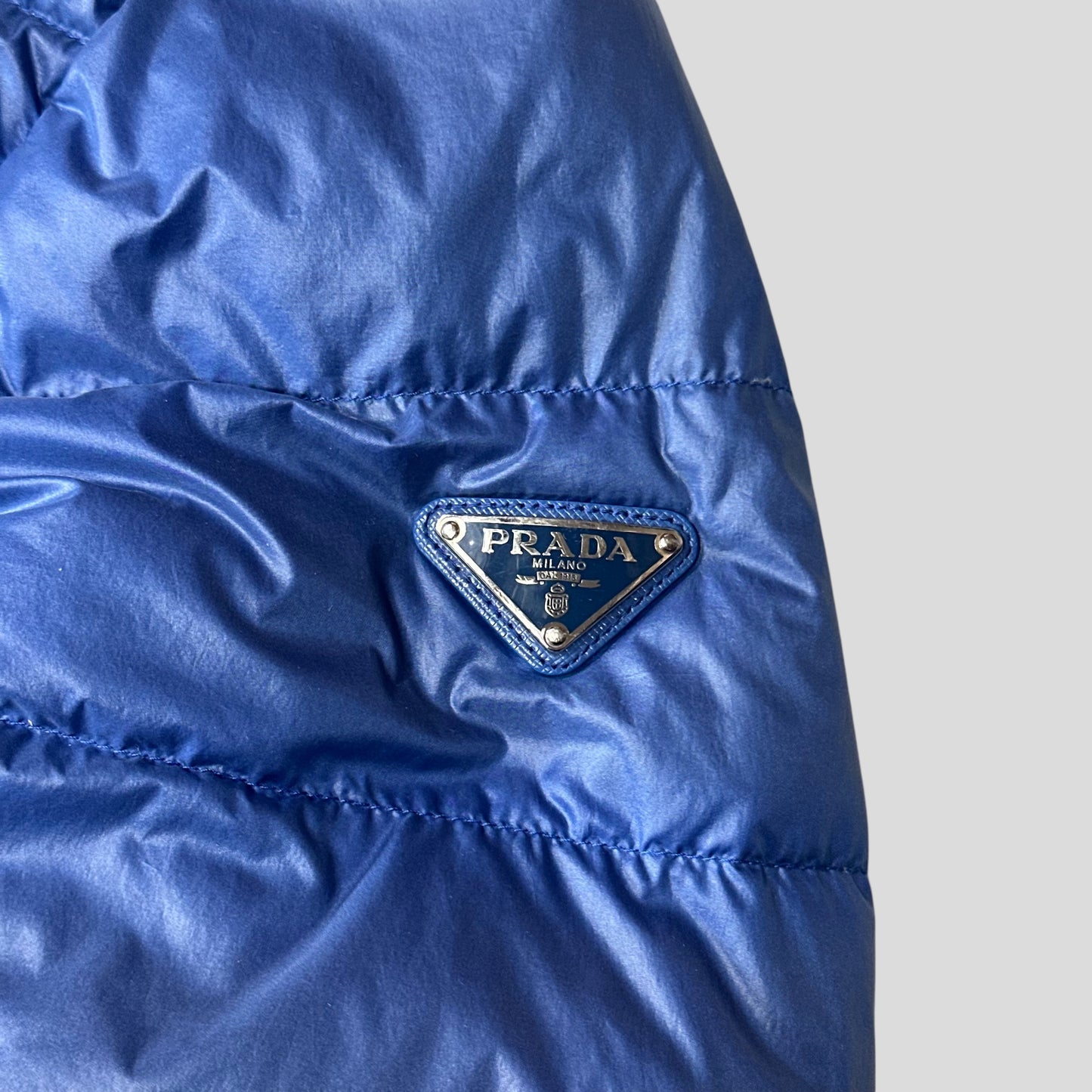 Prada 2013 Lightweight Packable Nylon Down Puffer + Bag - IT50 (M)