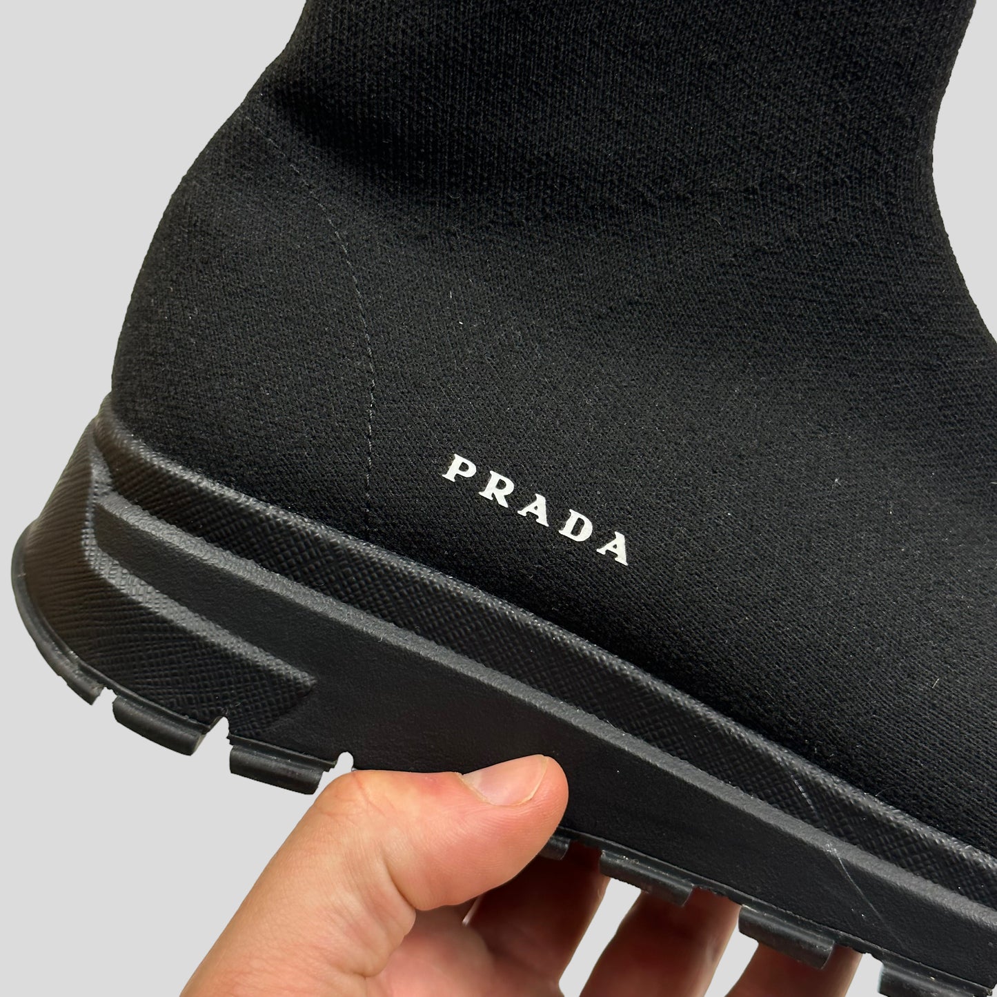 Prada Knit Fabric Sock Trainer - UK5/5.5