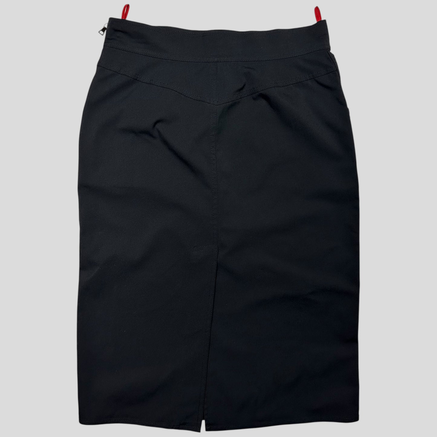 Prada Sport 00’s Nylon Stretchy Cargo Pencil Skirt - IT44