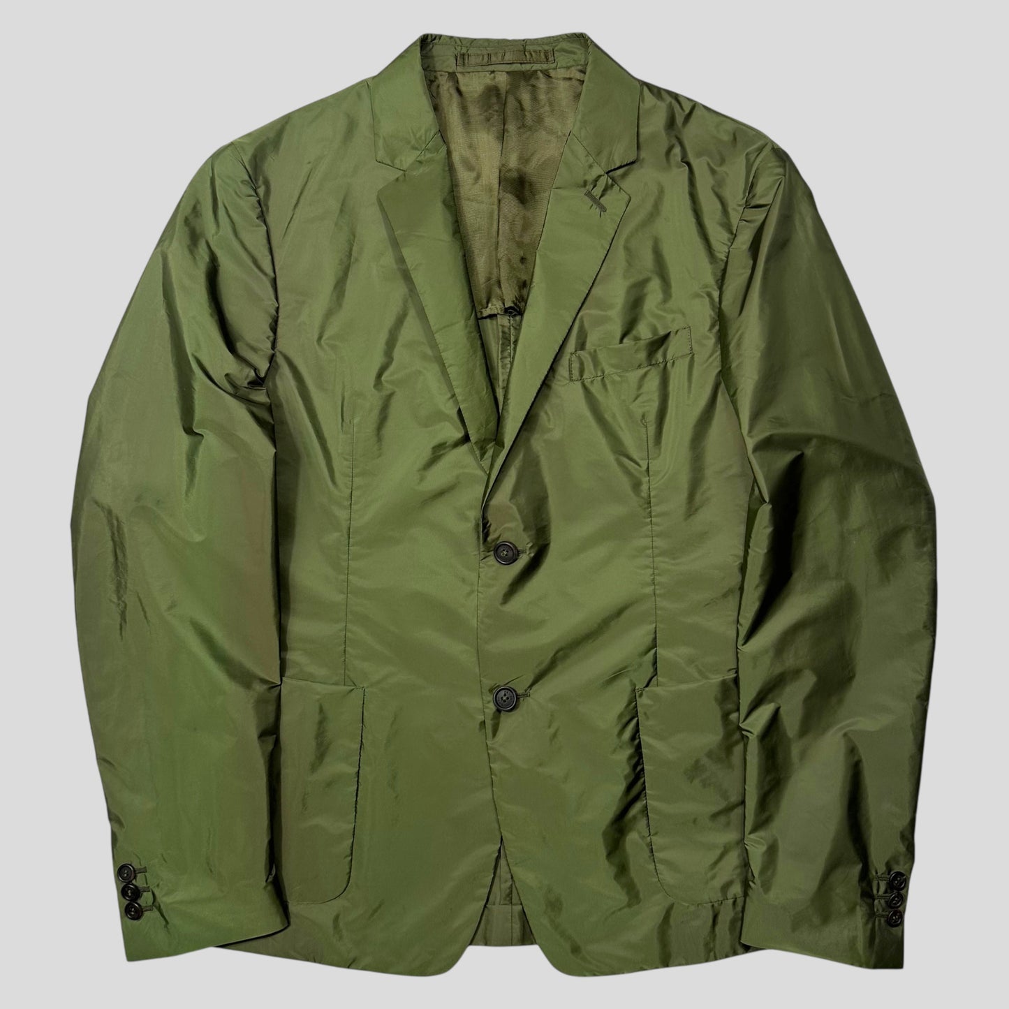 Prada Sport 2014 Nylon PU Shimmer Blazer Jacket - IT52 (M/L)