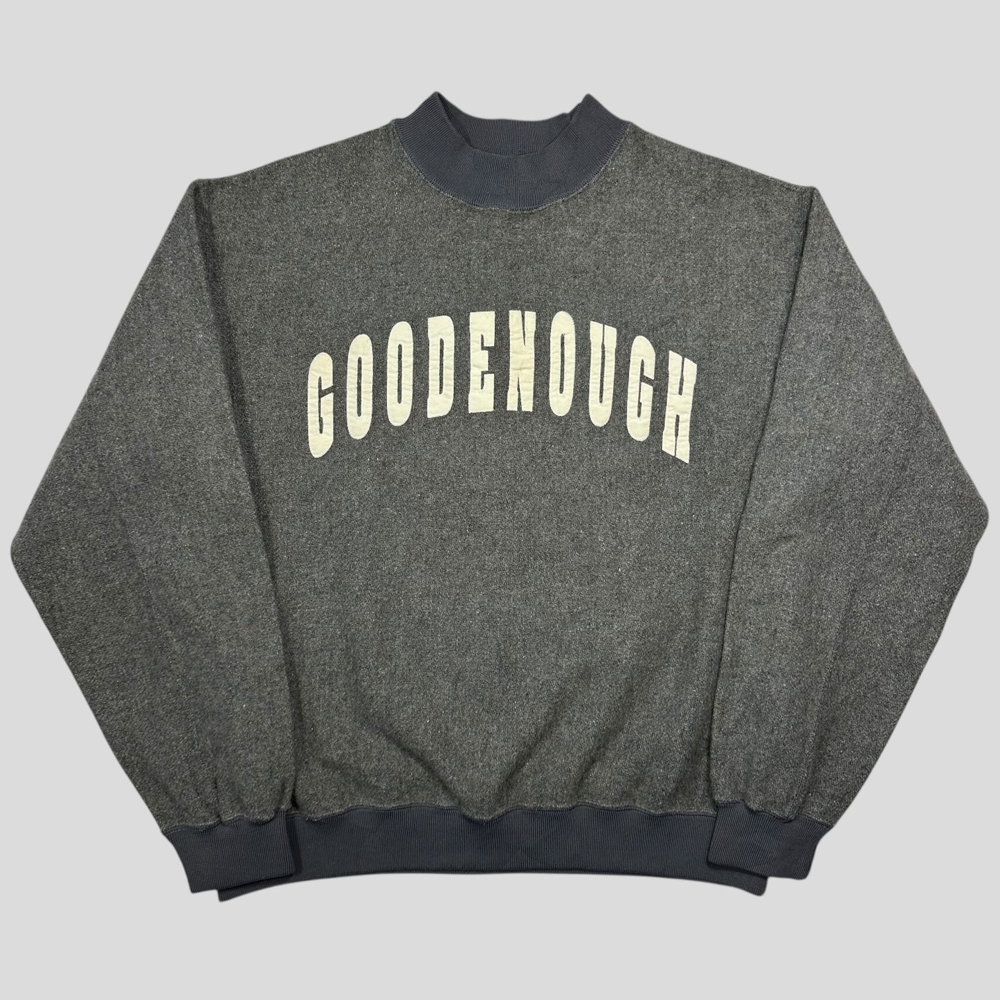 Goodenough 90’s Heavy Wool Embroidered Arc Logo Jumper - L
