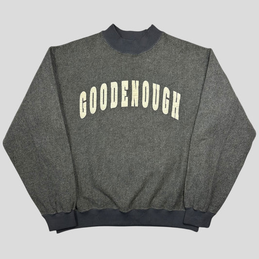 Goodenough 90’s Heavy Wool Embroidered Arc Logo Jumper - L