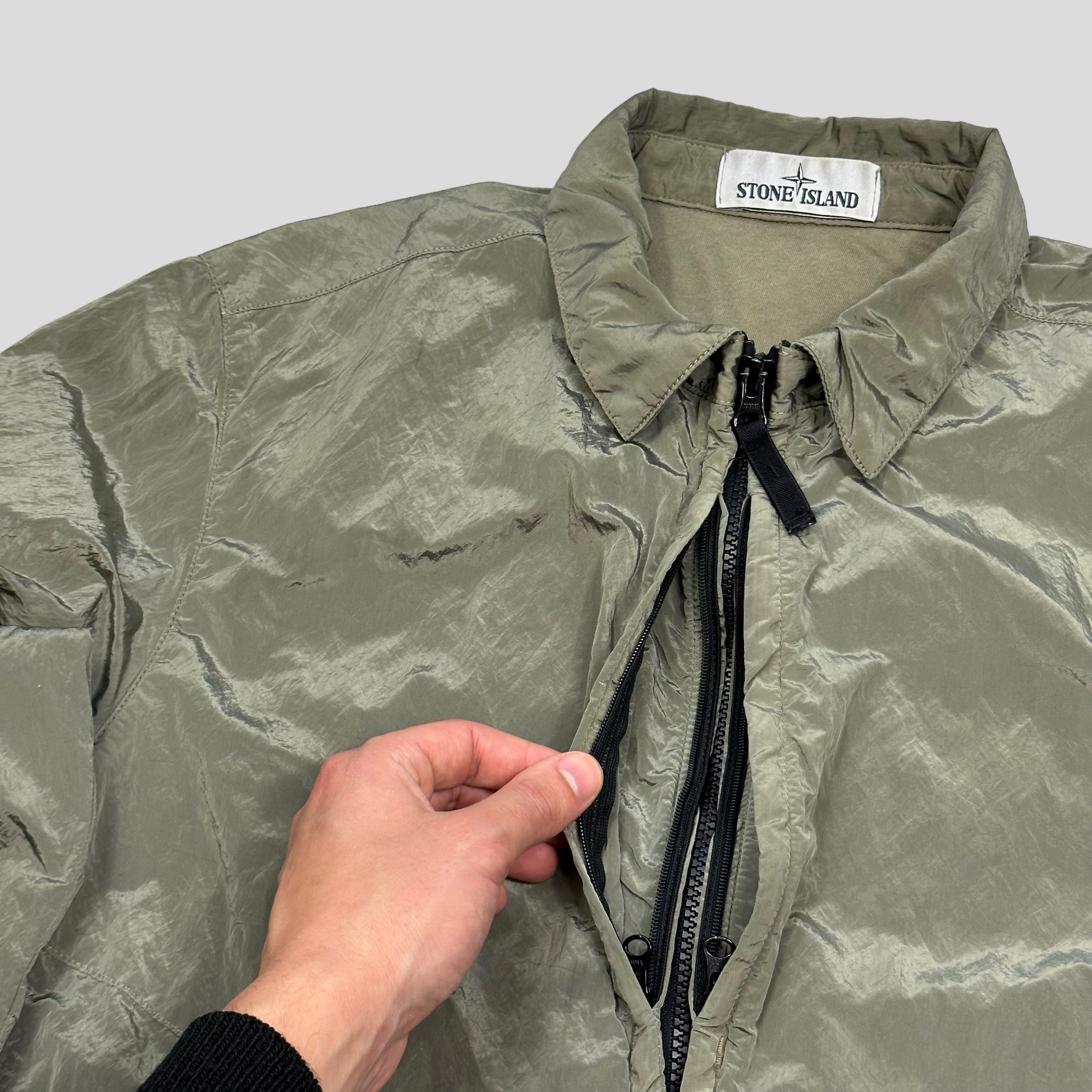 Stone island metal nylon overshirt online