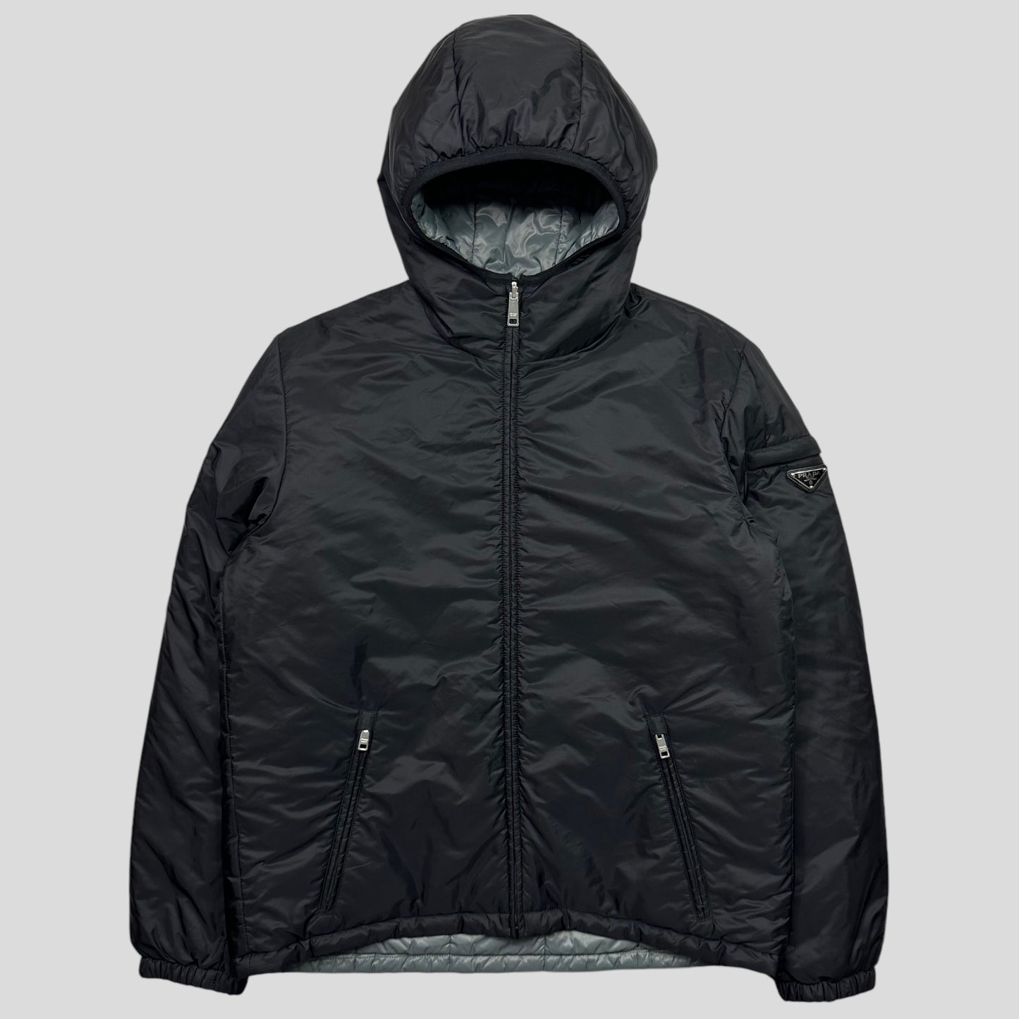 Prada Milano 2016 Reversible Nylon Puffer Windbreaker - IT52 (L/XL)