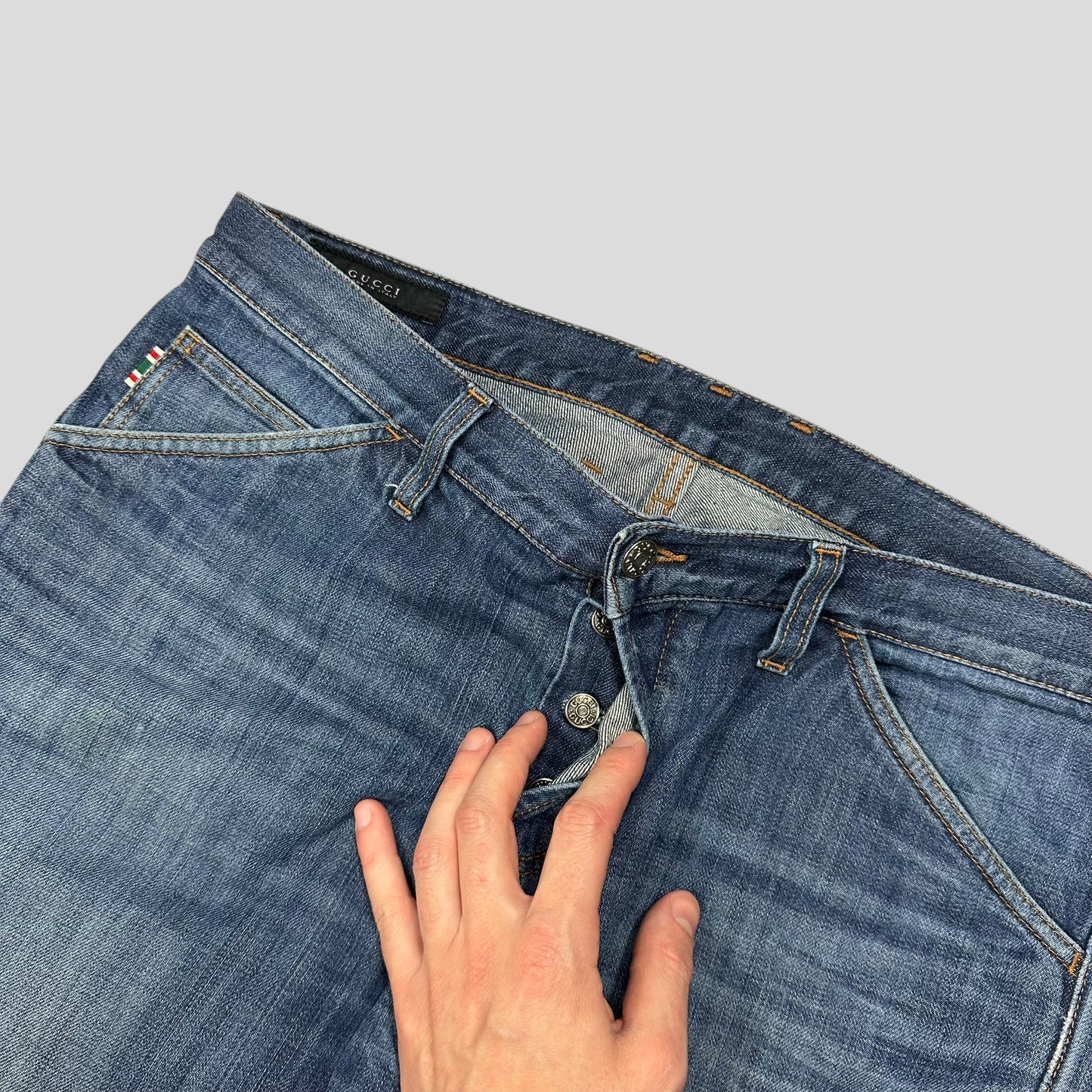 Gucci 00’s Baggy Denim Logo Jeans - IT48 (M/L)