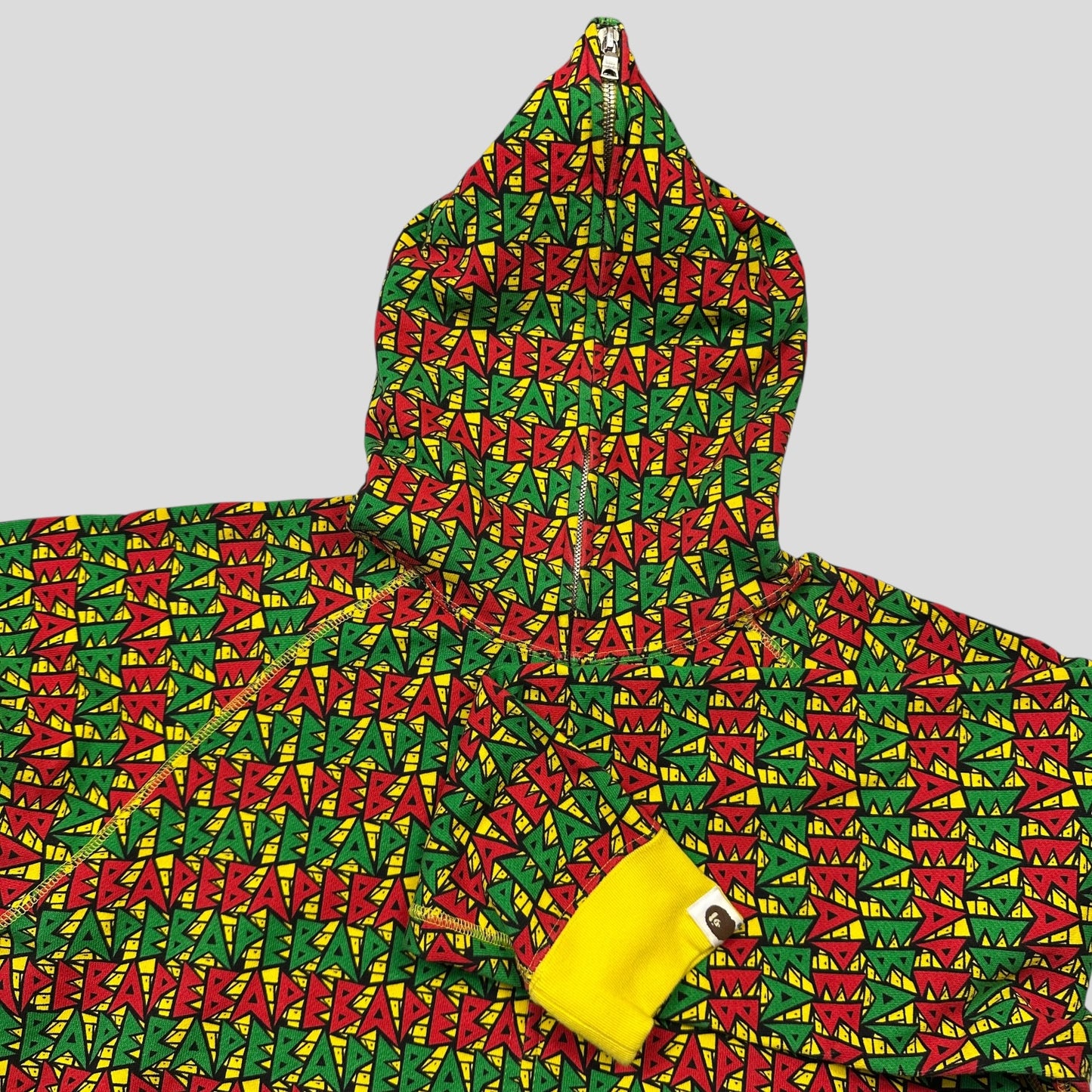Bape OG 2009 Rasta Full Zip Hoodie - S/M
