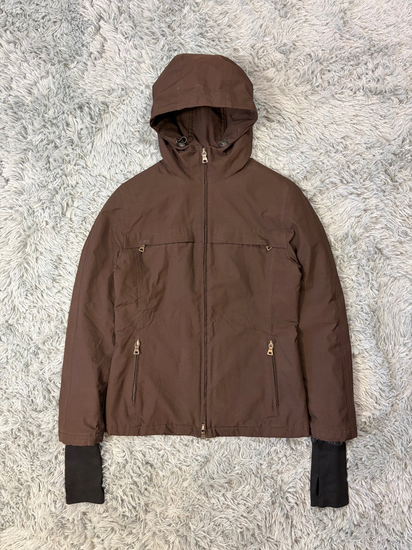 Prada Sport AW00 Goretex Gloved Brown Multipocket Jacket - IT40