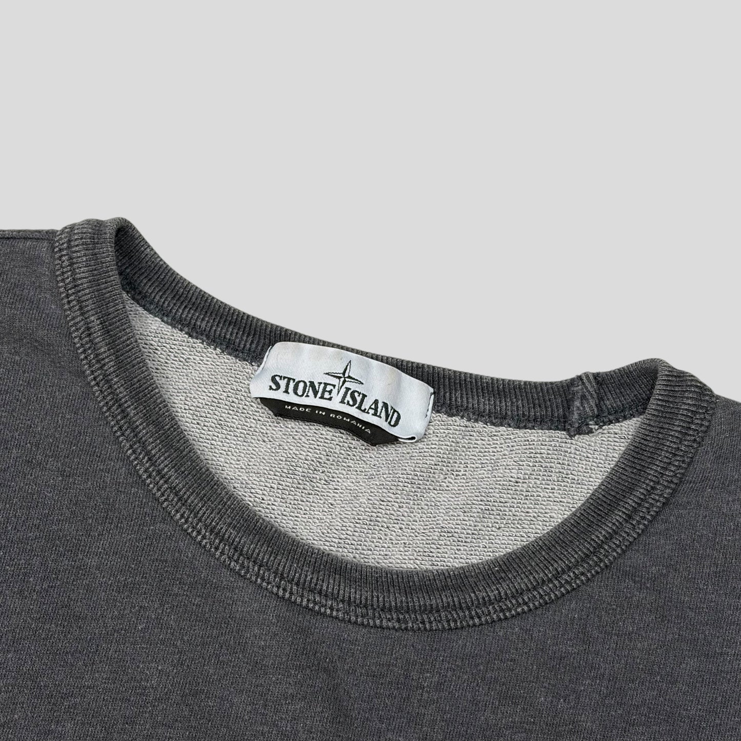 Stone Island 2018 Cargo Pocket Grey Sweatshirt - L