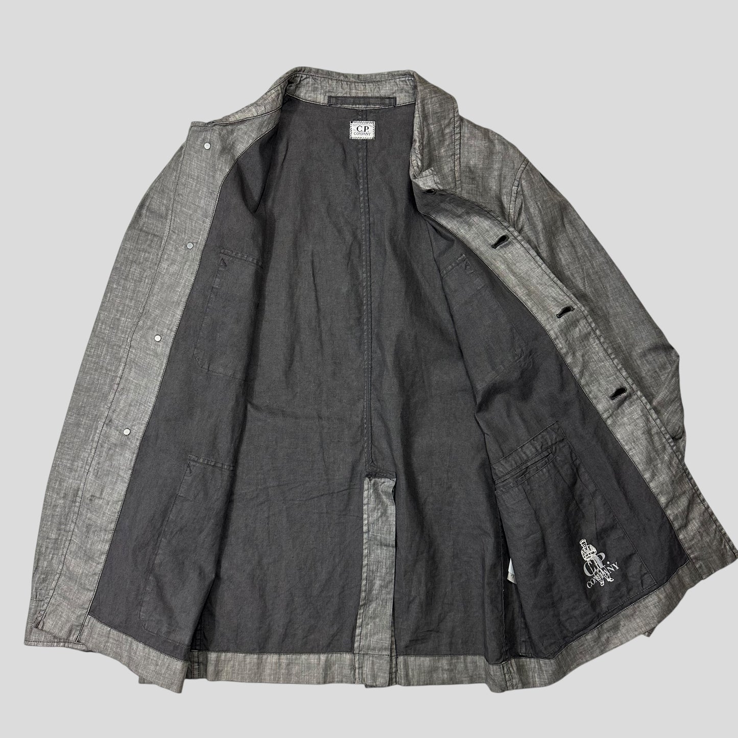 CP Company 2002 Multipocket Lino Flax Field Jacket - IT48 (M/L)