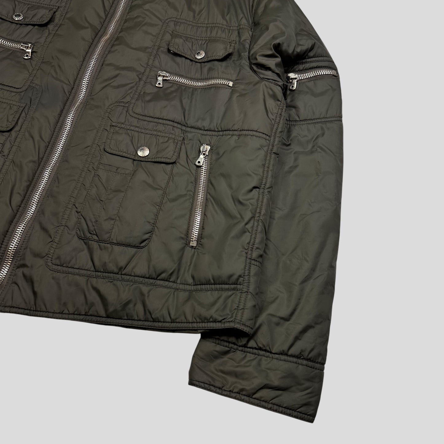 Dolce & Gabbana AW 2003 Multipocket Flight Jacket - L