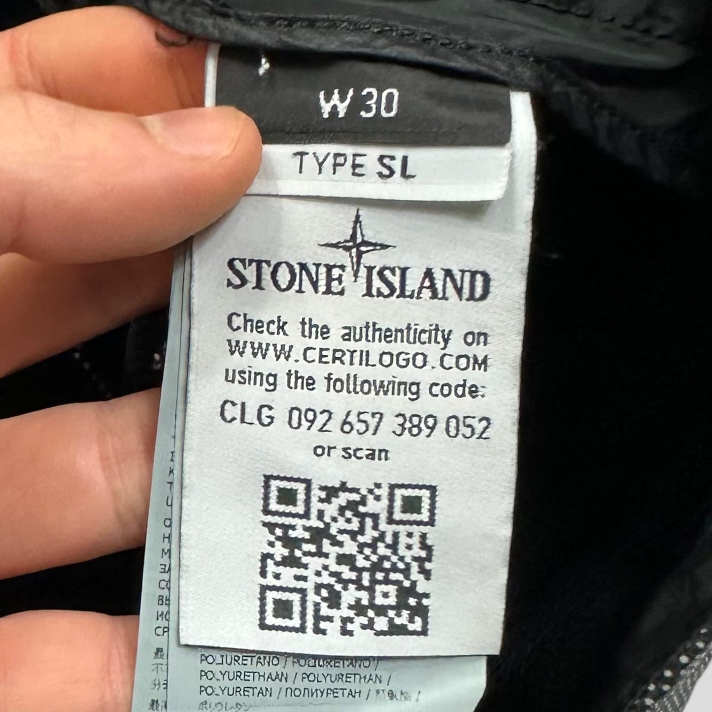 Stone Island Pixel Reflective Cargo Shorts - 30-34