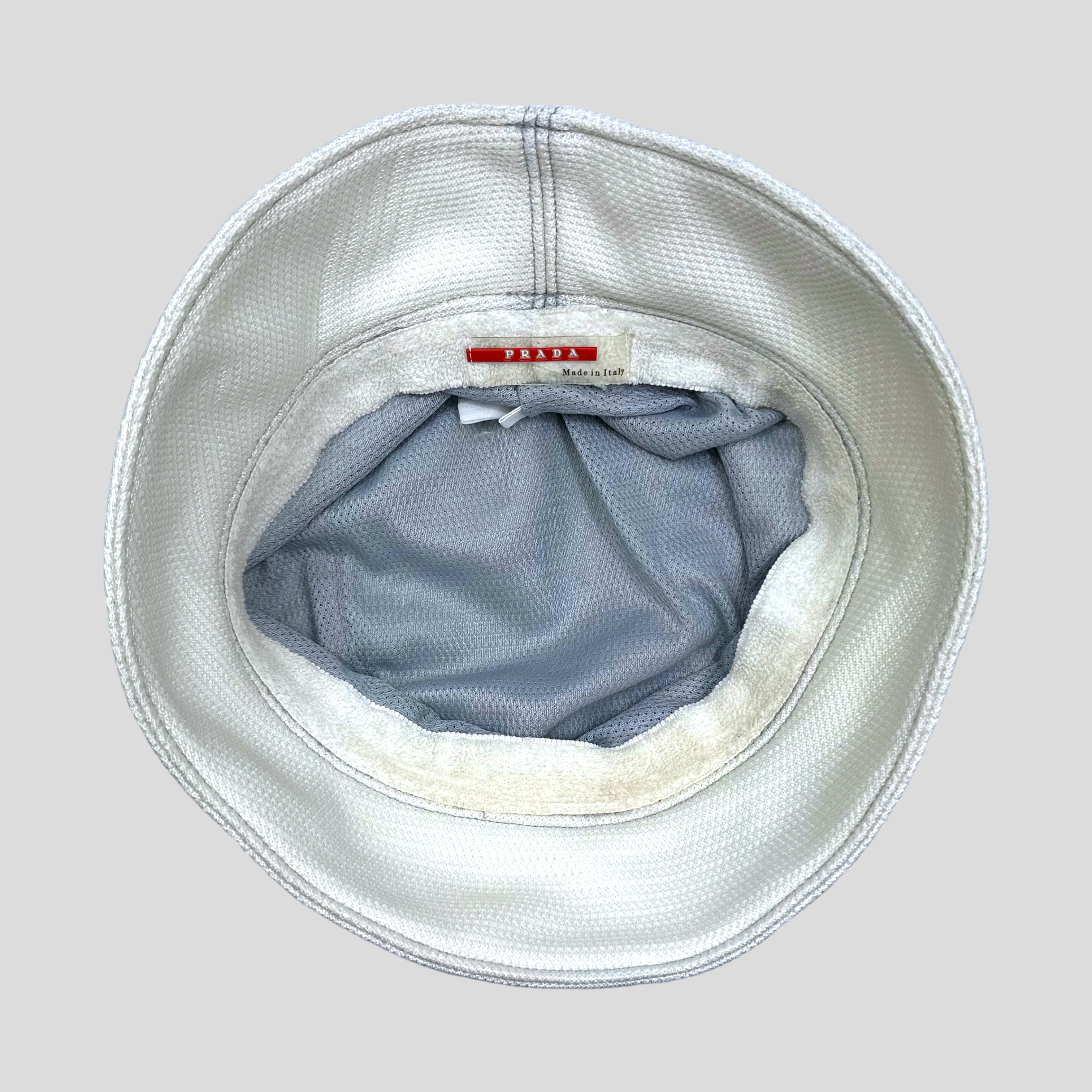 Prada mesh bucket hat sale