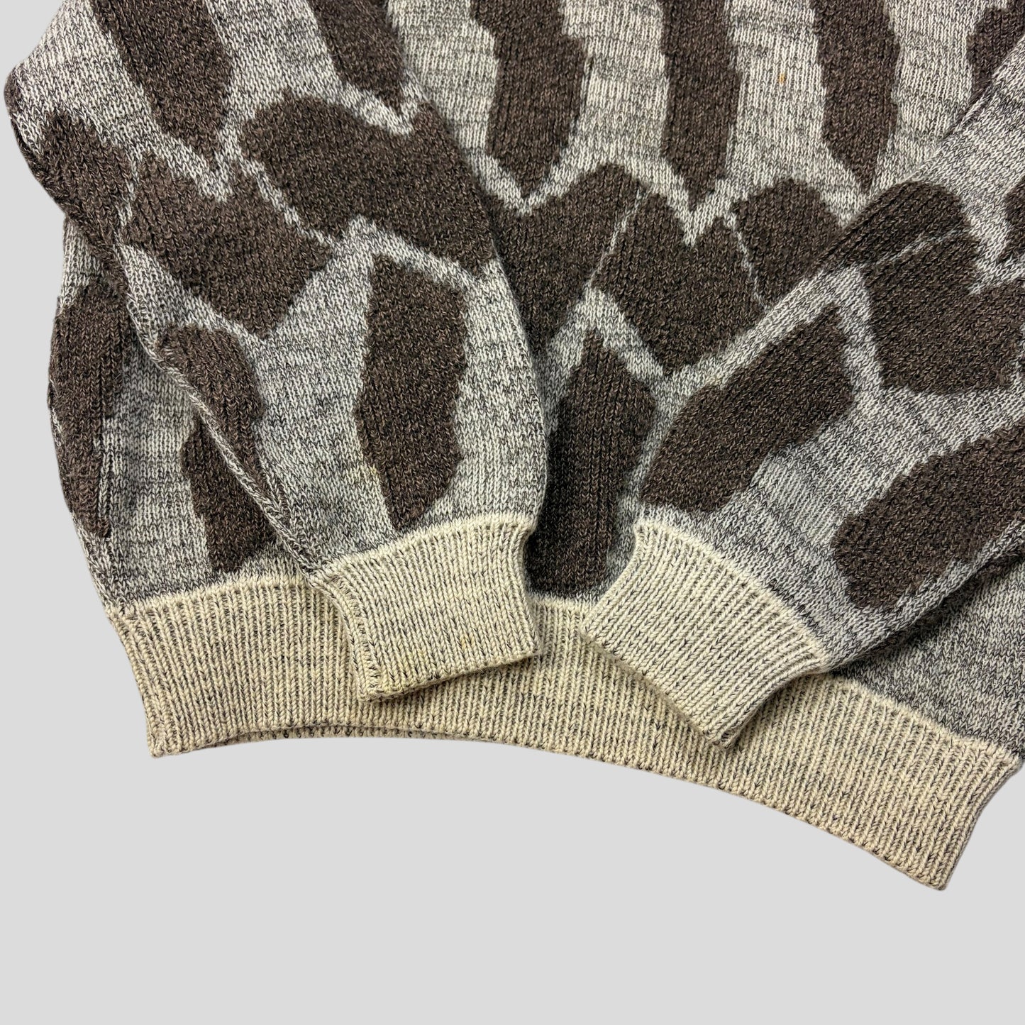Issey Miyake MEN 1988 Heavy 3D Abstract Knit Jumper - M