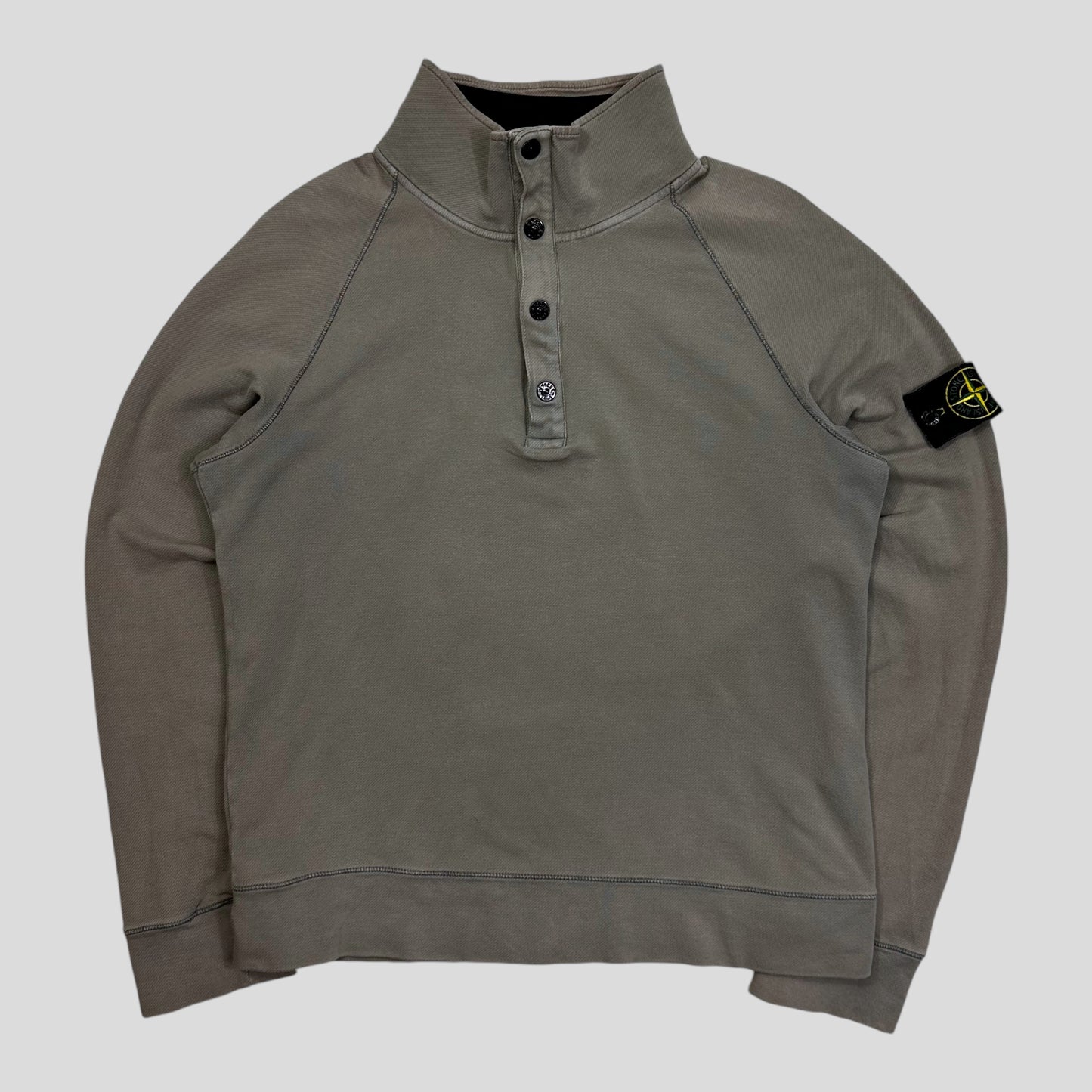 Stone Island SS09 1/4 Zip Cotton Pullover - M