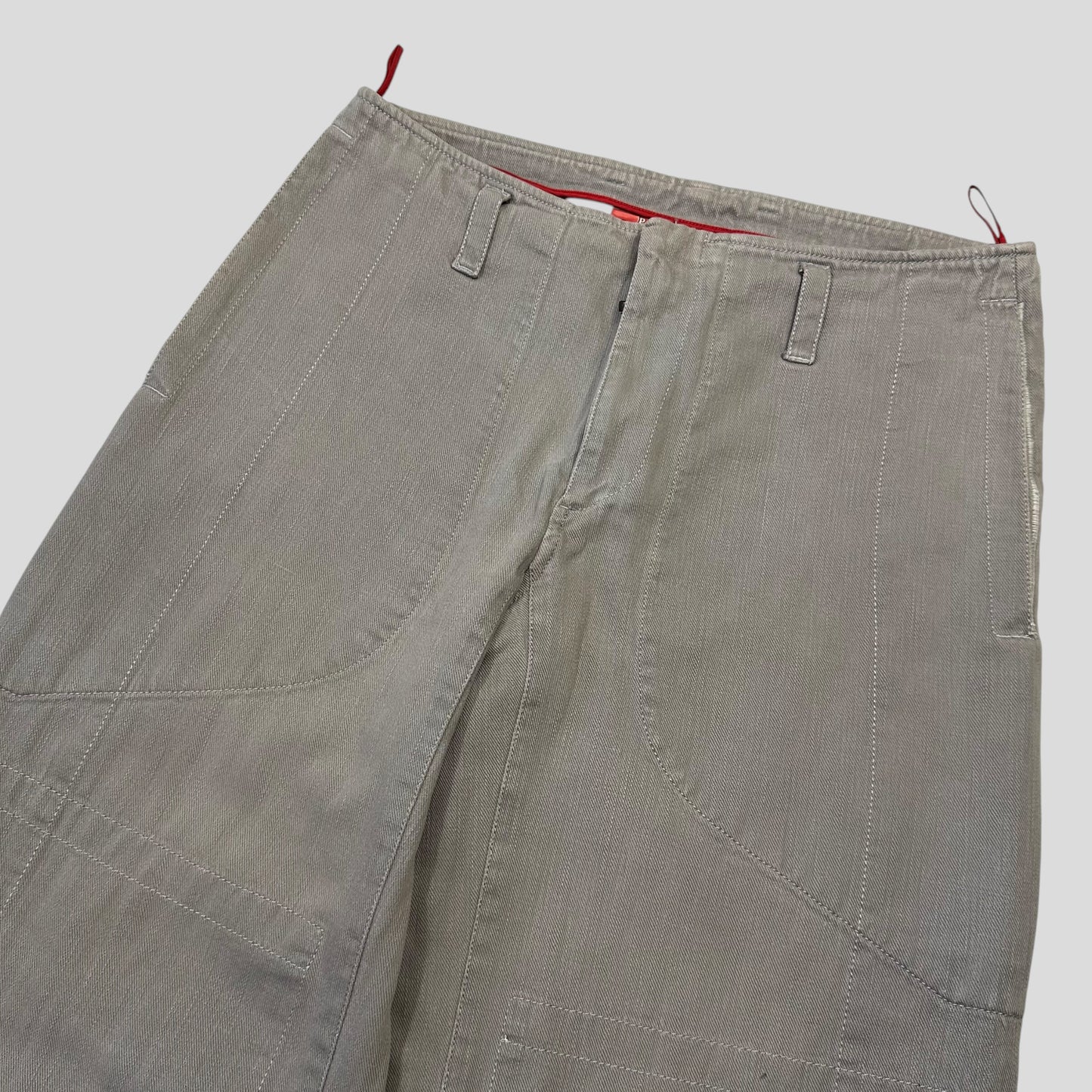 Prada Sport 00’s Twill Cotton Baggy Carpenter Trousers - IT48