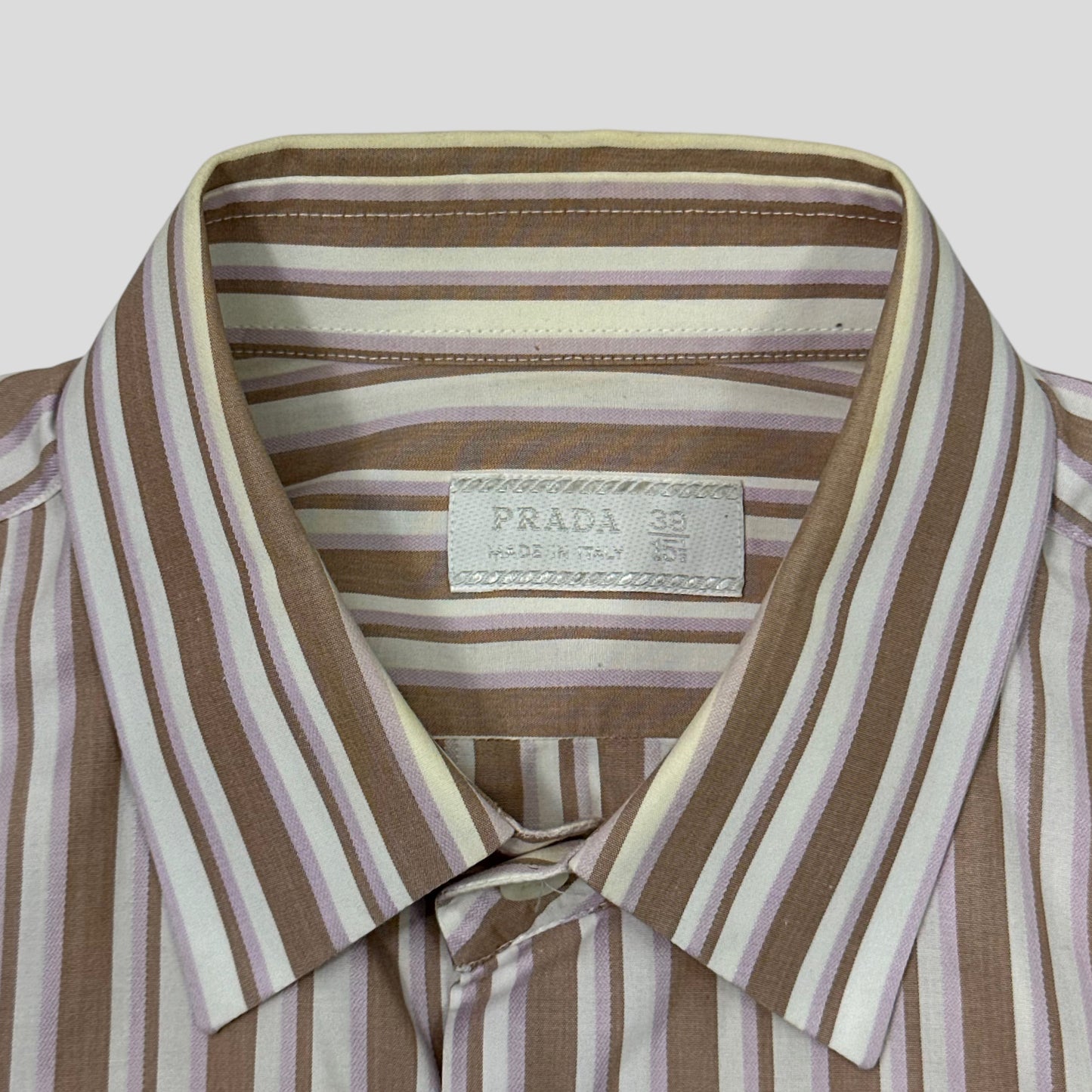 Prada 00’s Candy Striped Shirt - M