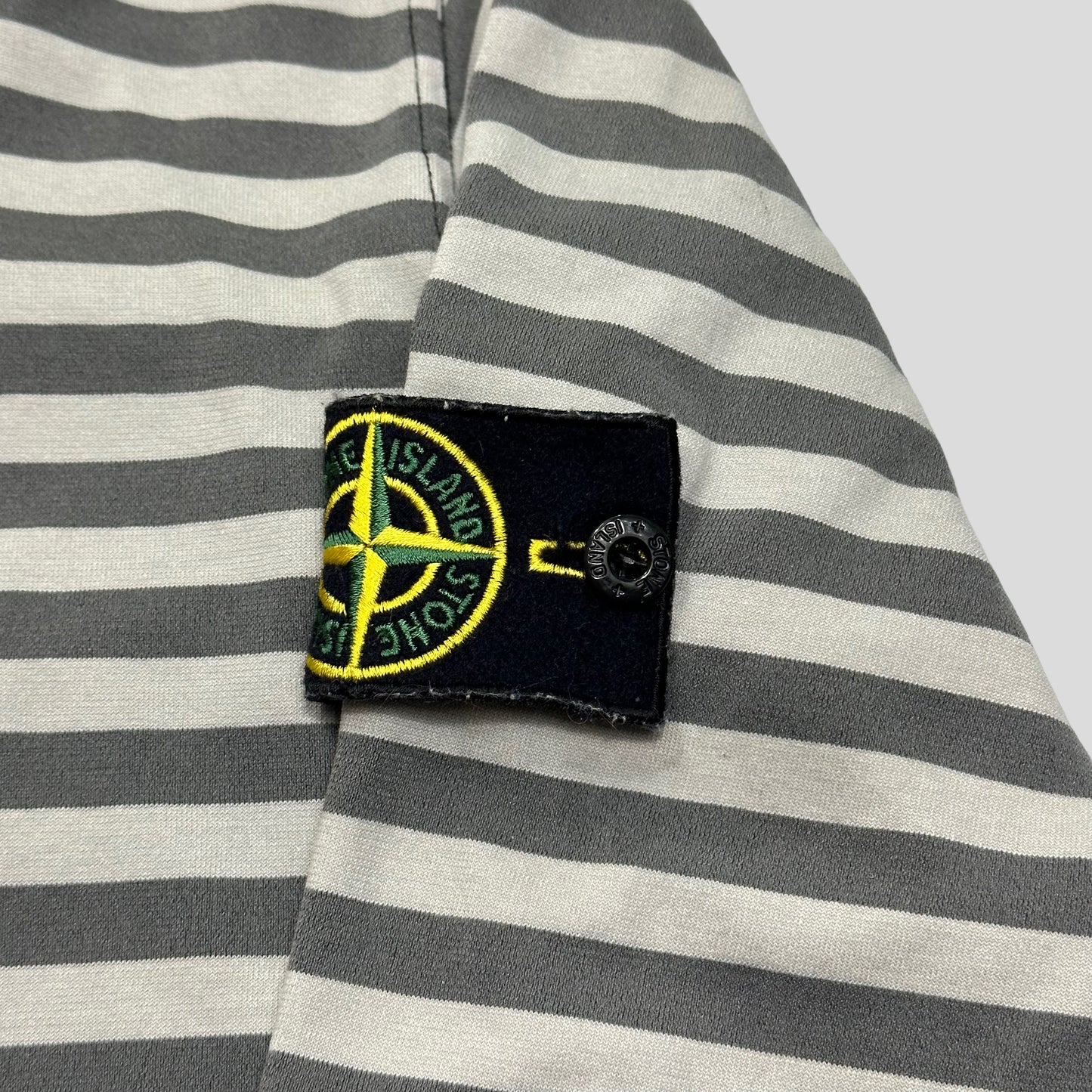 Stone Island SS08 Striped Pullover Hoodie - XL