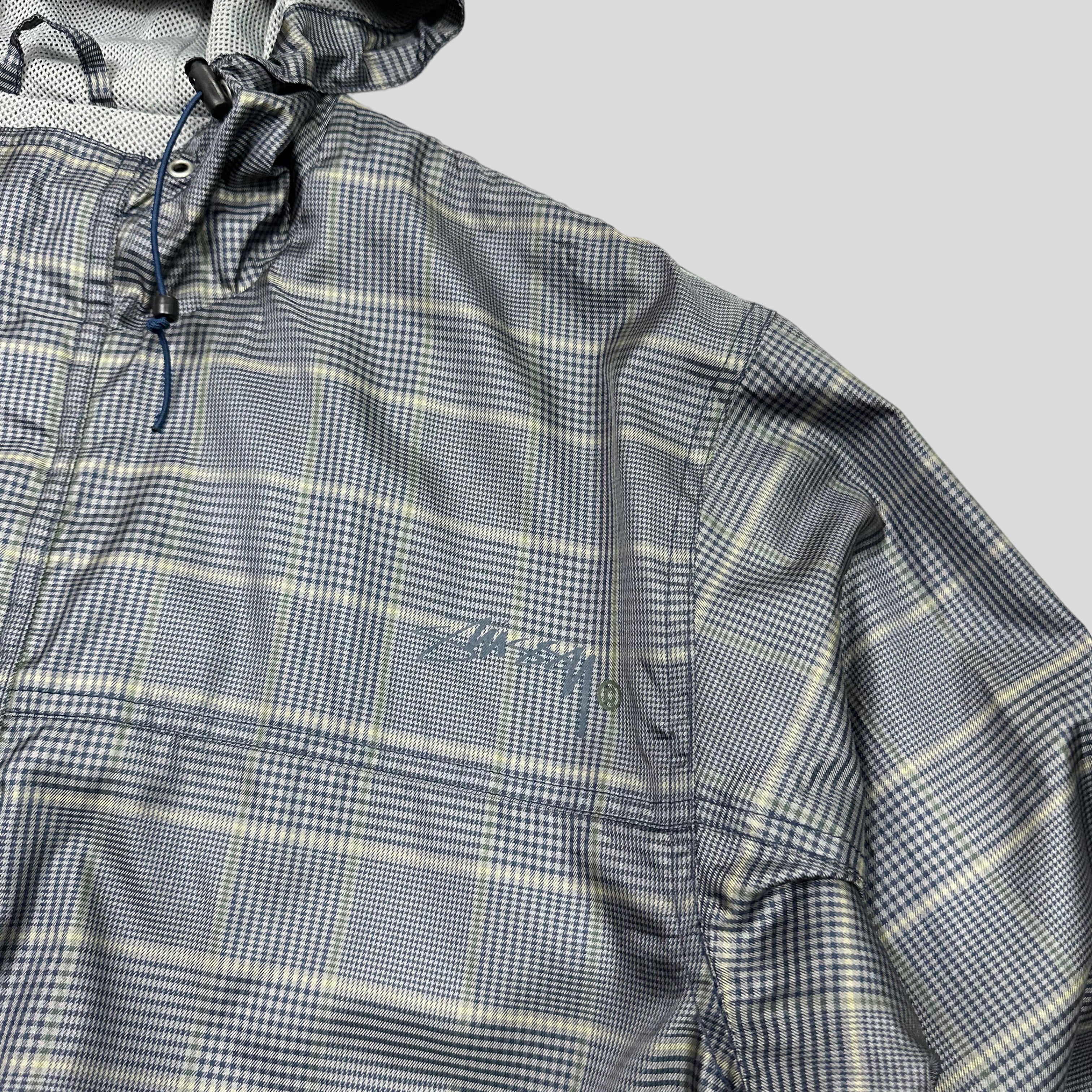 Stussy 00's Nylon Checkered Double Logo Jacket - L/XL – Warmwaves