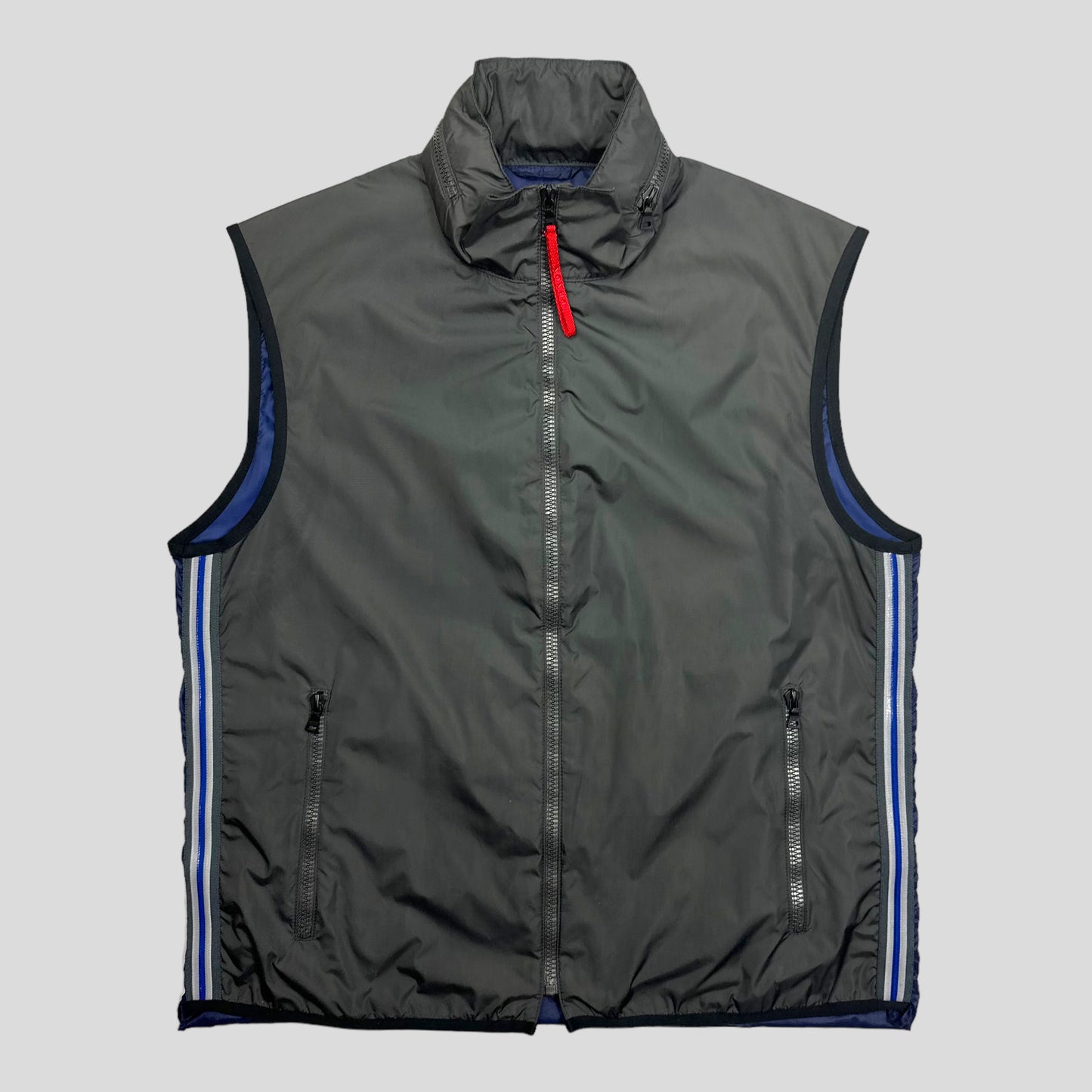 Prada Sport SS00 Gel Seam Convertible Nylon Gilet - IT52