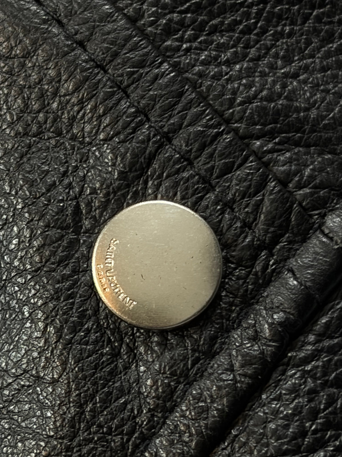 Saint Laurent SS13 Hedi Slimane L17 Leather Biker Gilet - M