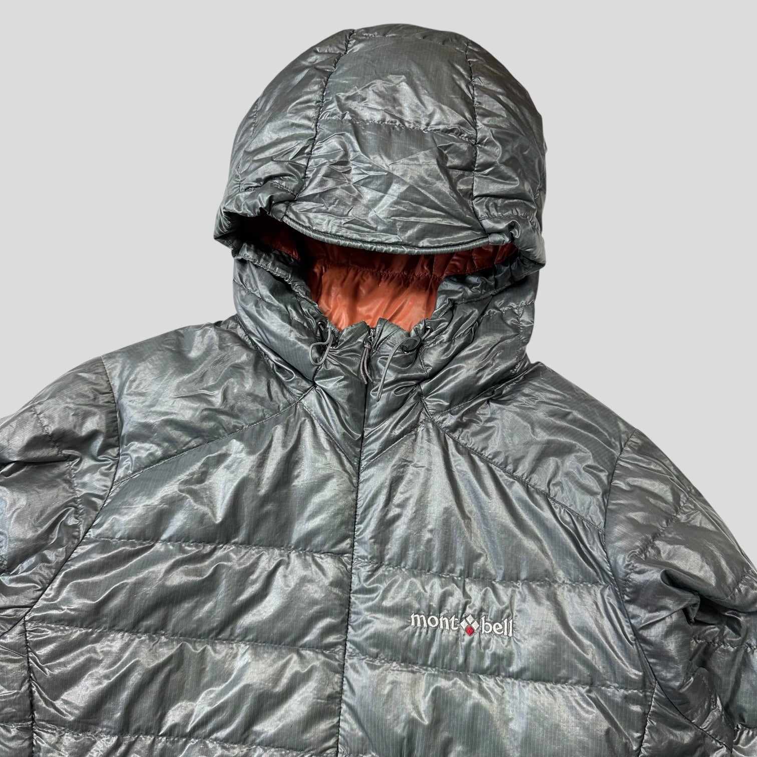 Montbell 00's Hooded Nylon Light Puffer Jacket - M – Warmwaves