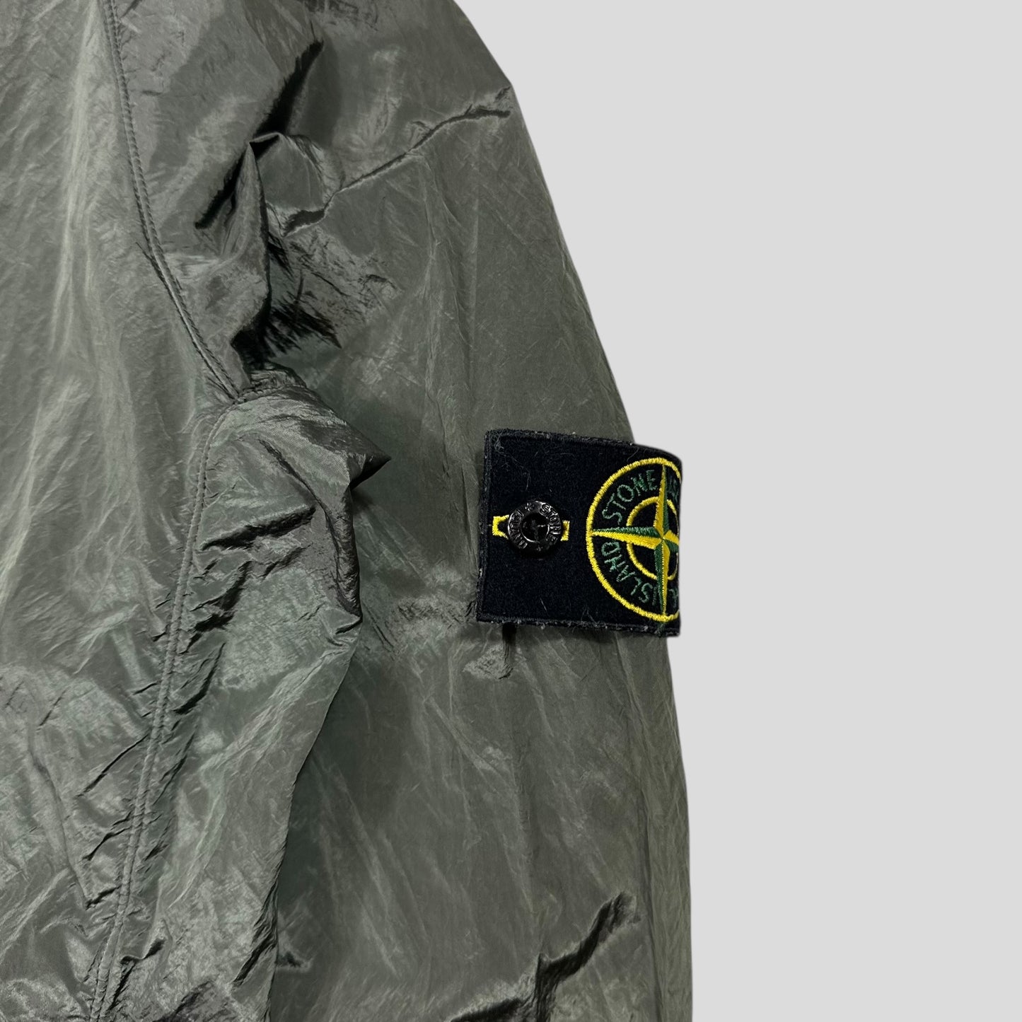 Stone Island SS07 Grey Nylon Metal Windbreaker Jacket - M/L