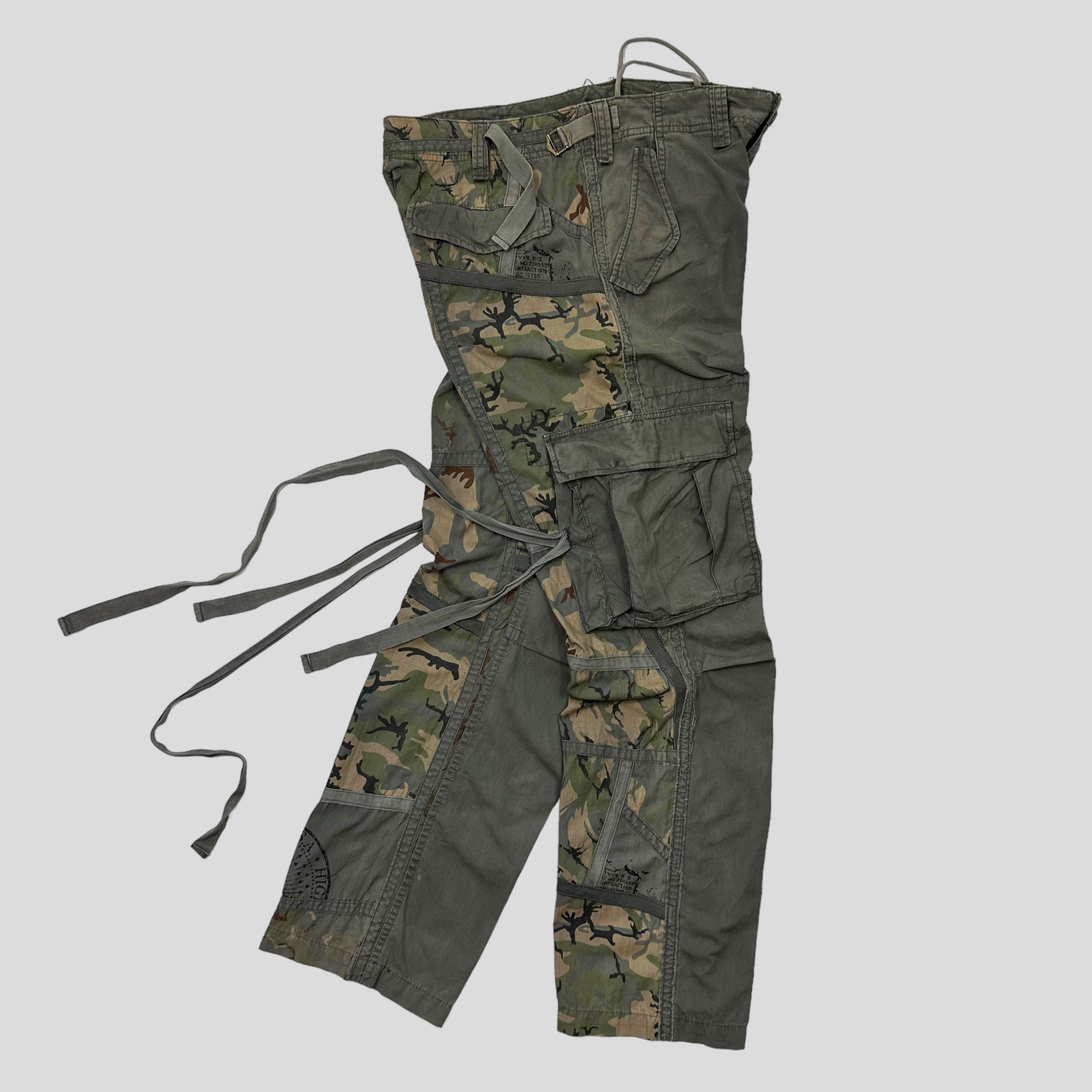 Split best sale camo pants