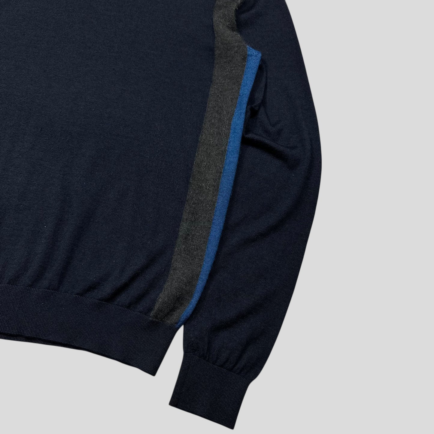 Gucci Superfine Silk & Cashmere Lightweight Panelled Knit - M