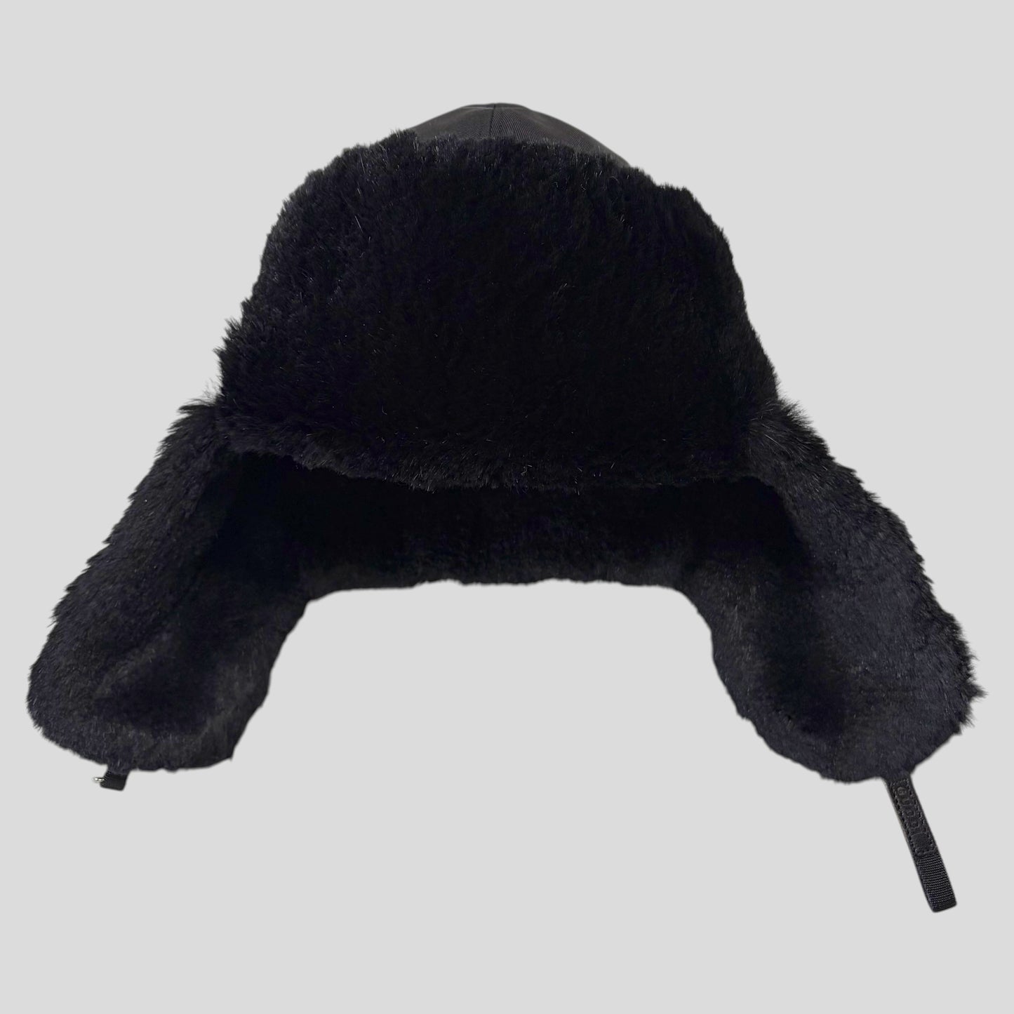 Gucci by Tom Ford 00’s Nylon Canvas Fur Trapper Hat - S