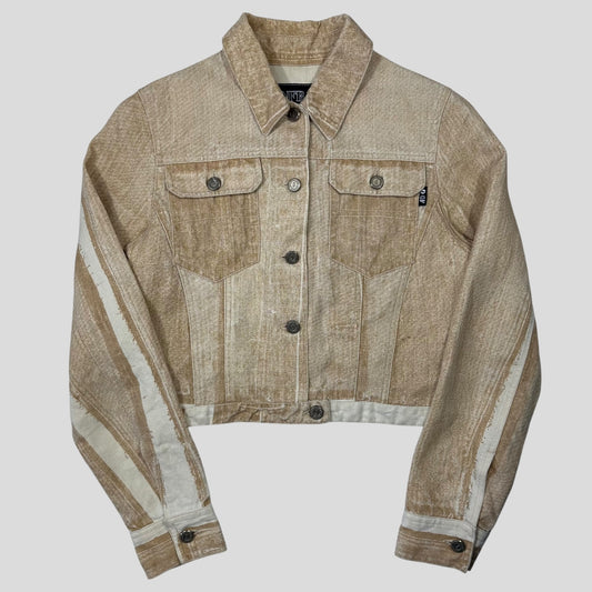 Gianfranco Ferre 90’s Sublimation Acid Wash Hemp Jacket - XS/S