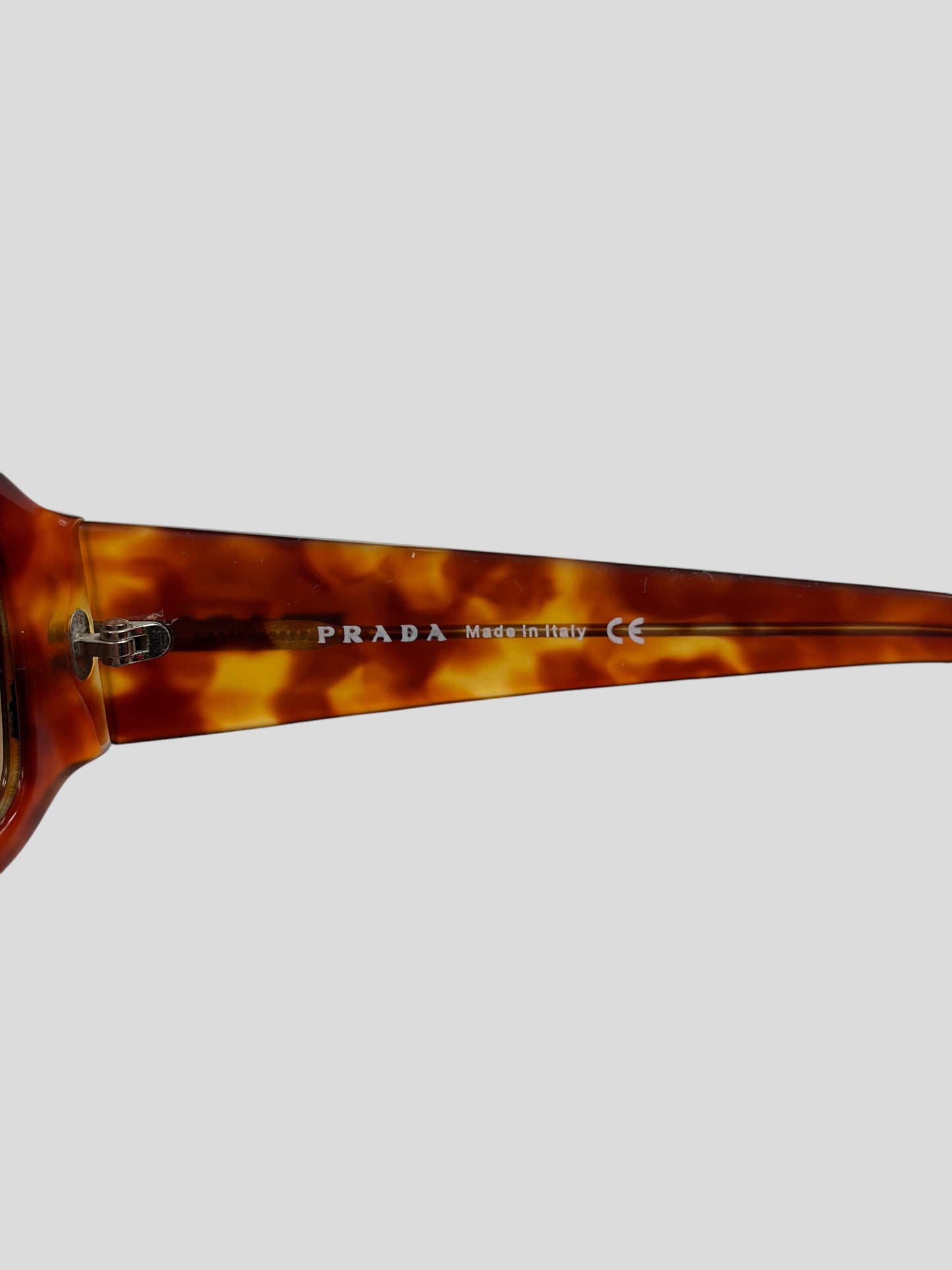 Prada Tortoiseshell Logo Square Sunglasses