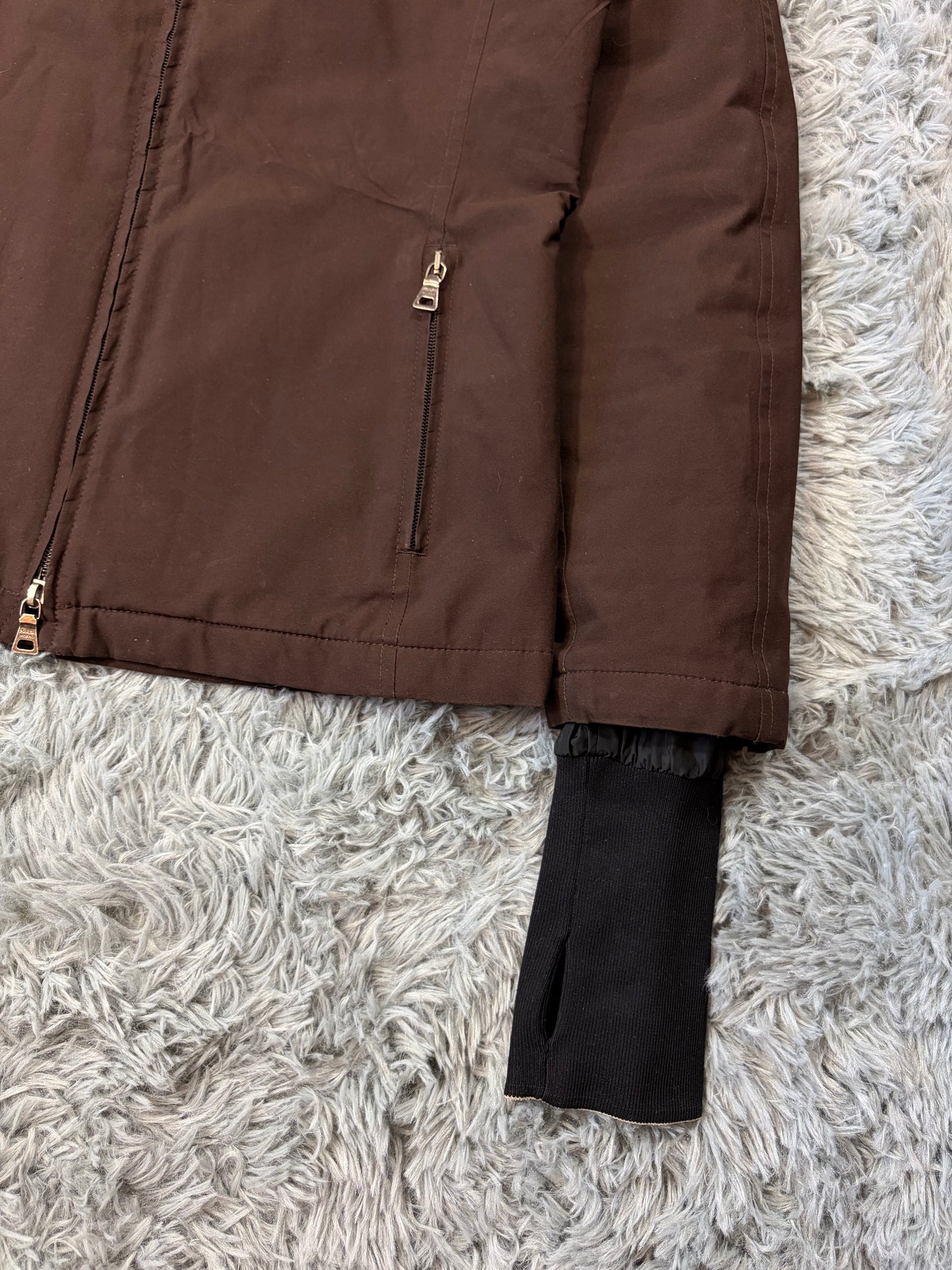 Prada Sport AW00 Goretex Gloved Brown Multipocket Jacket - IT40