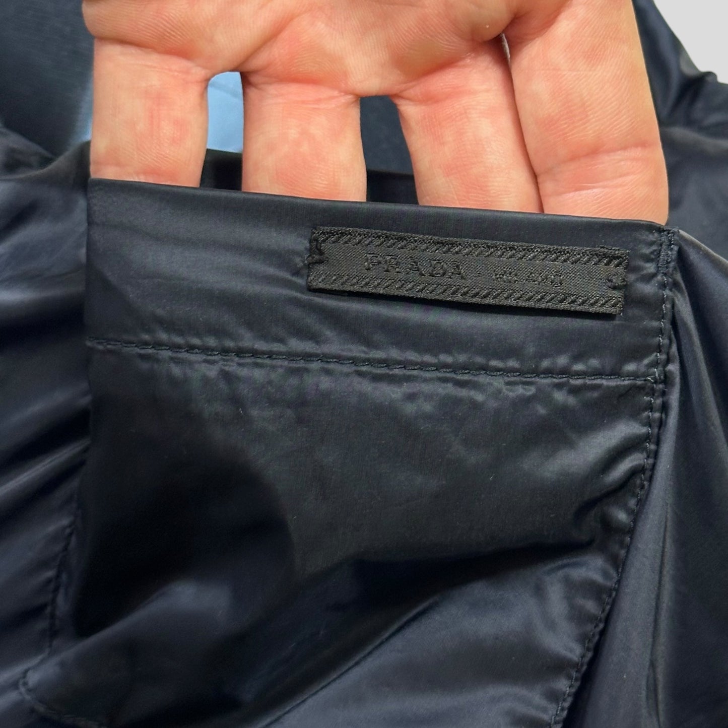 Prada Milano 2006 Reversible Pocket Logo Contrast Jacket - M