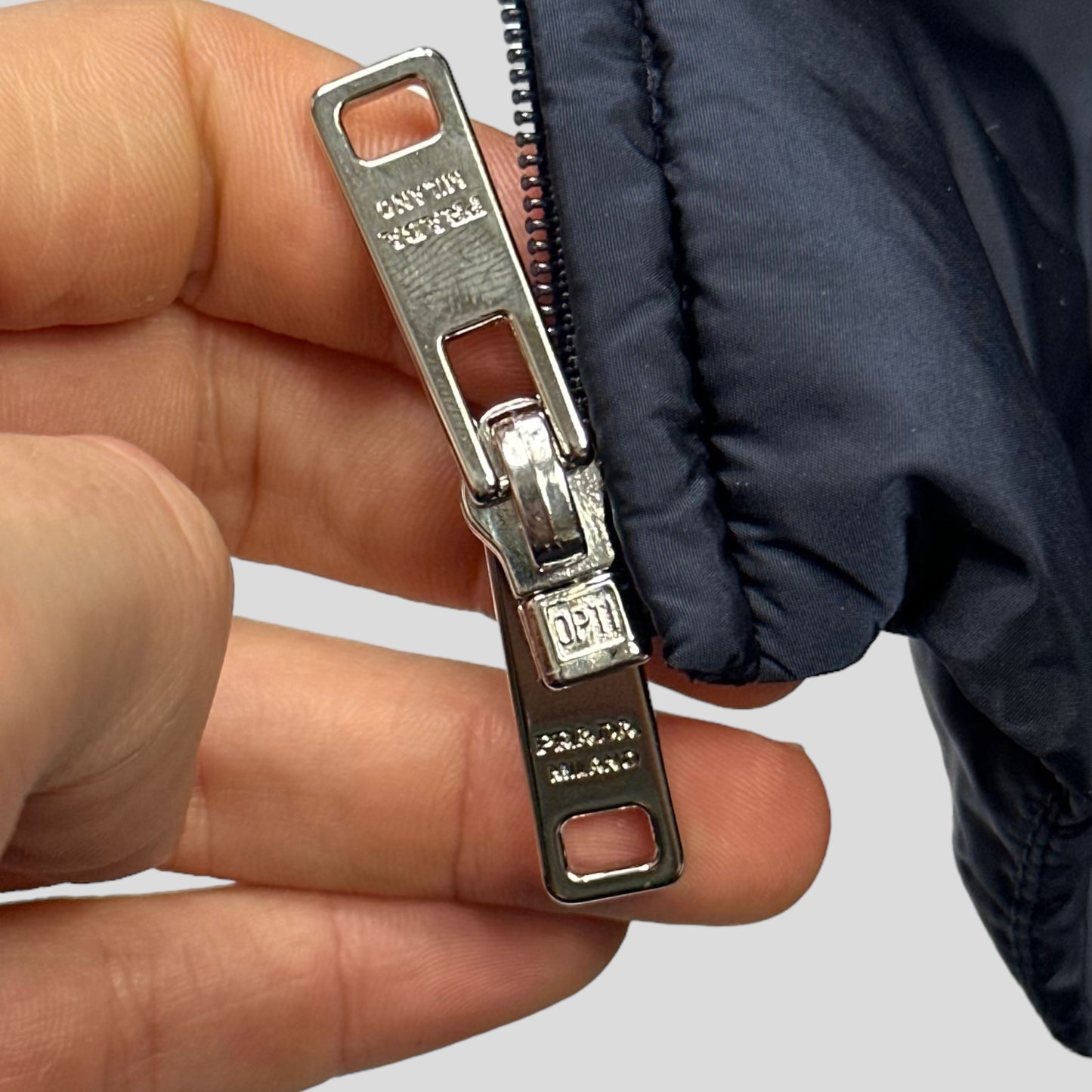 Prada Milano 2021 Rubber Logo Reversible Nylon Padded Jacket - IT50