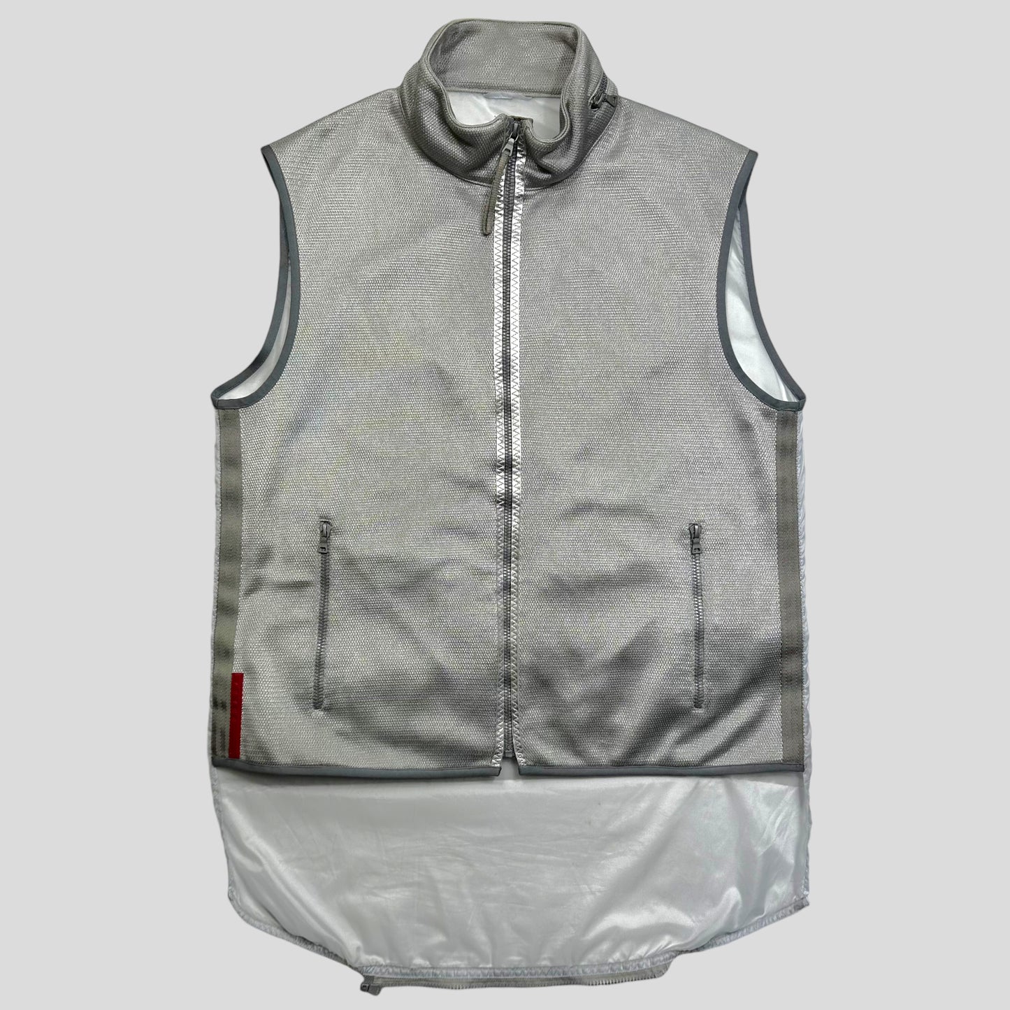 Prada Sport SS00 Astro Mesh Convertible Nylon Gilet - IT56 (XL)