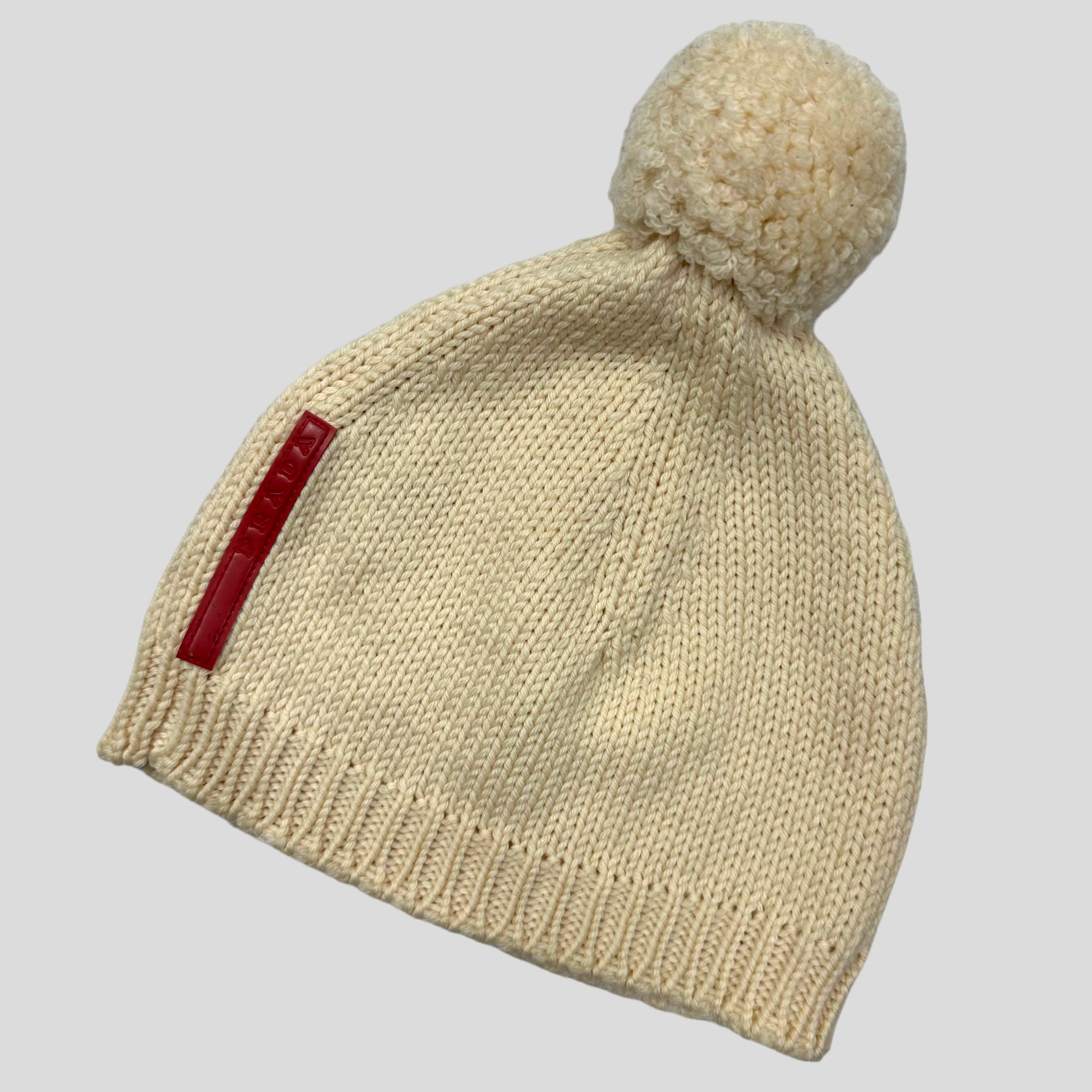 Prada Sport 00 s Bobble Ski Beanie OS