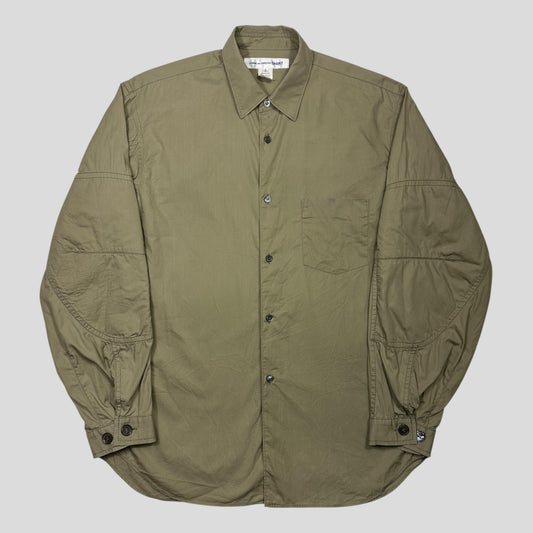 Comme Des Garçons SHIRT 00’s Moto Detailed Elbow Pad Shirt - S/M