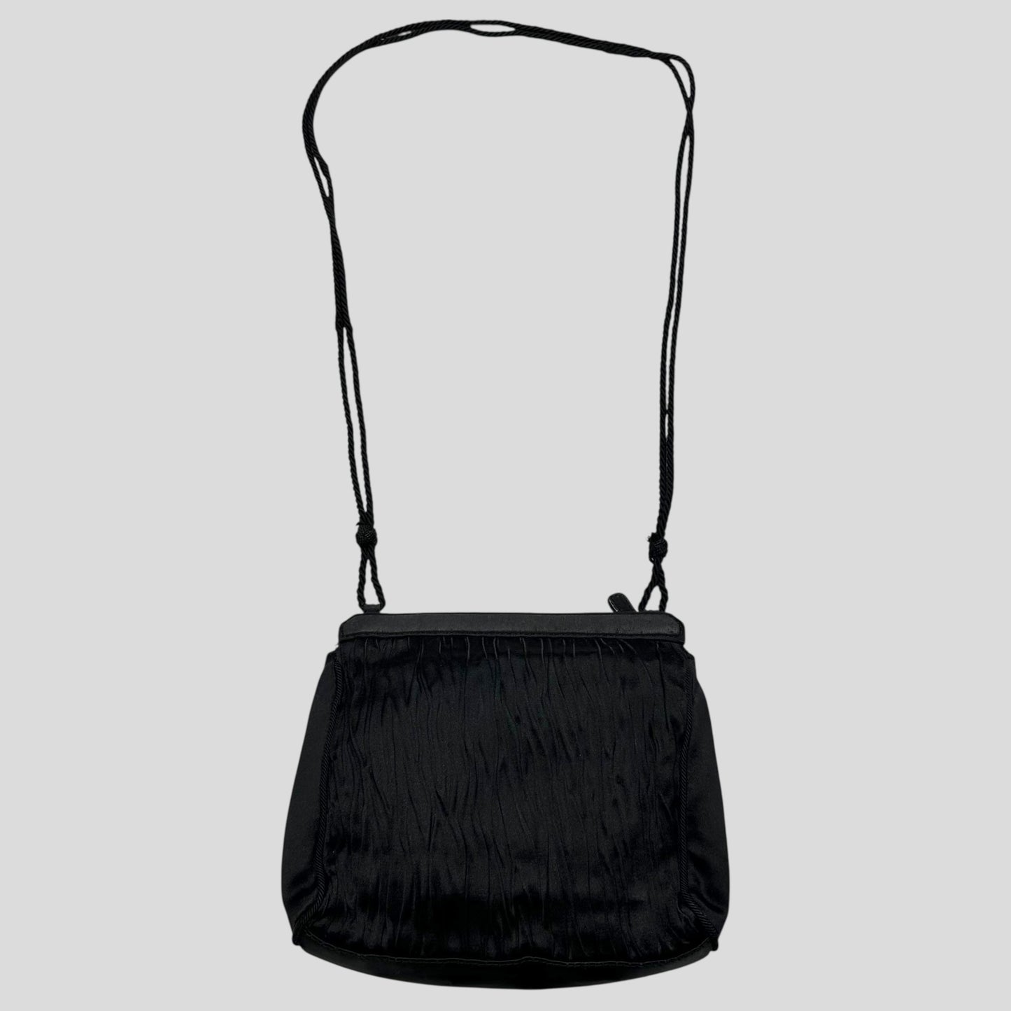 Prada Milano 90’s Velvet Textured Stripe Crossbody Bag
