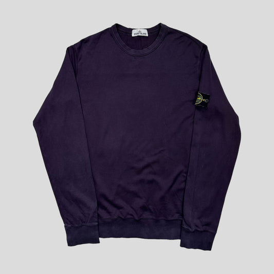 Stone Island Purple Knit Crewneck - XL/XXL