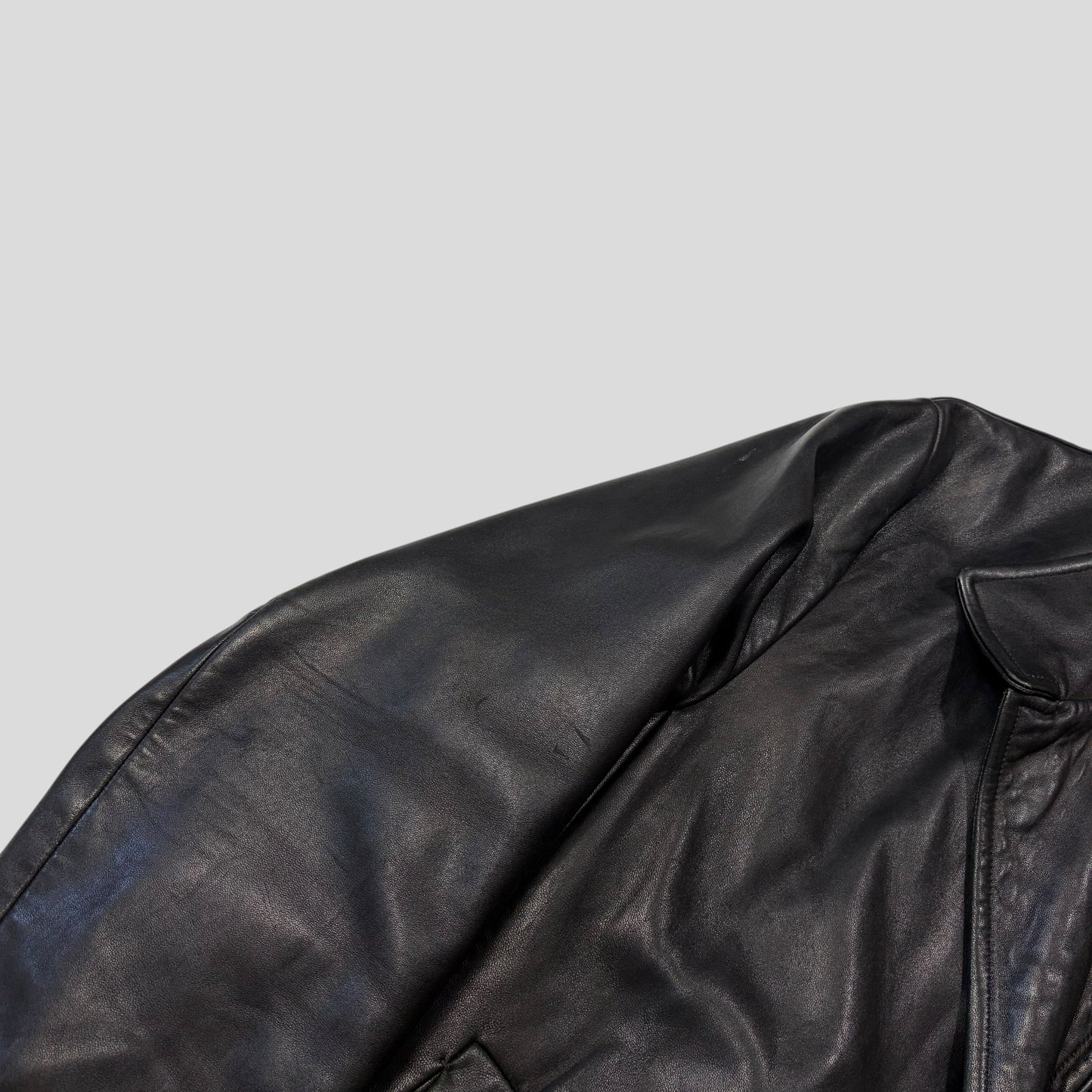 Hugo Boss 90’s Modular 2 in 1 Lambskin Leather Trench Coat - XL