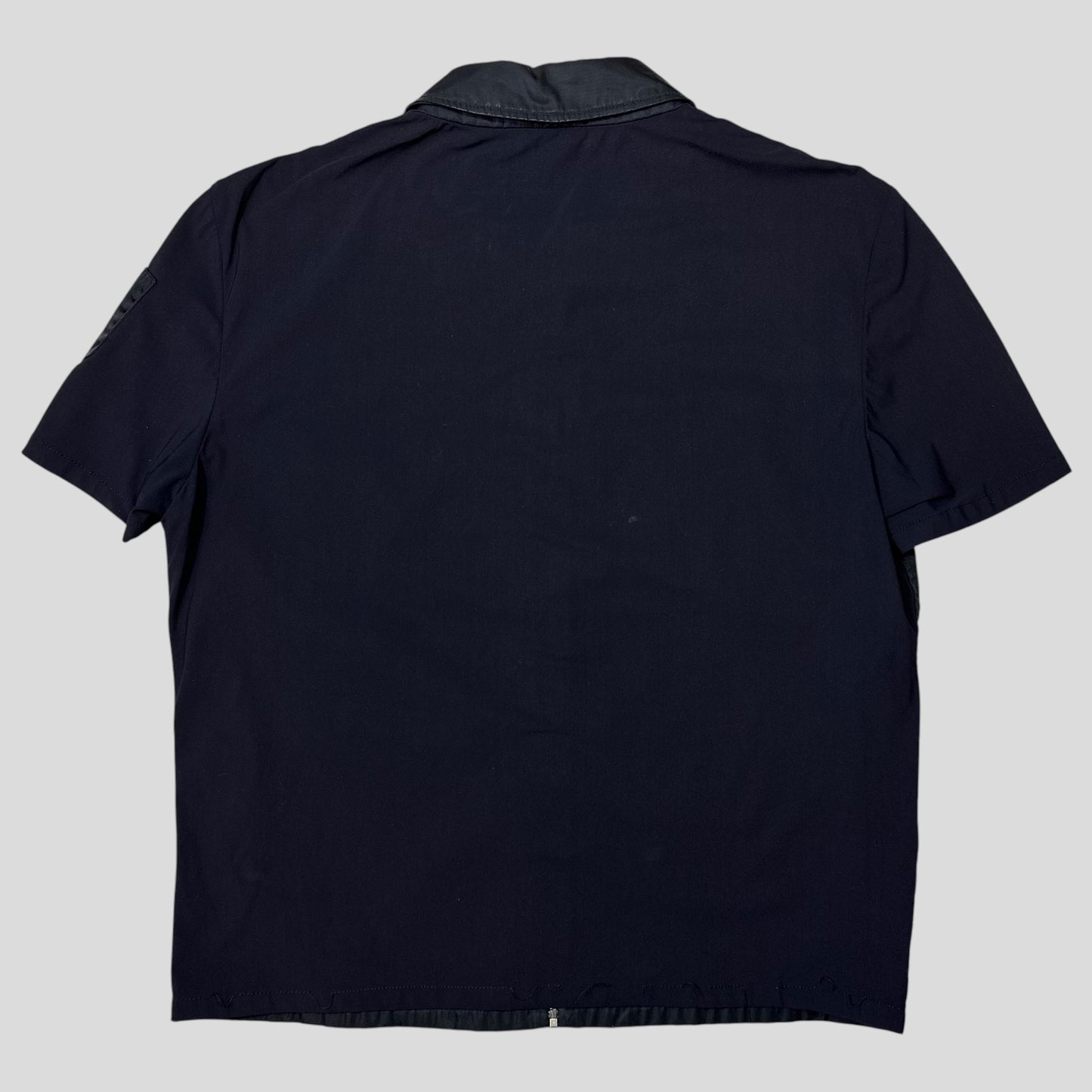 Prada SS00 Gabardine Nylon Hybrid Mini Pocket Shirt - L (M)