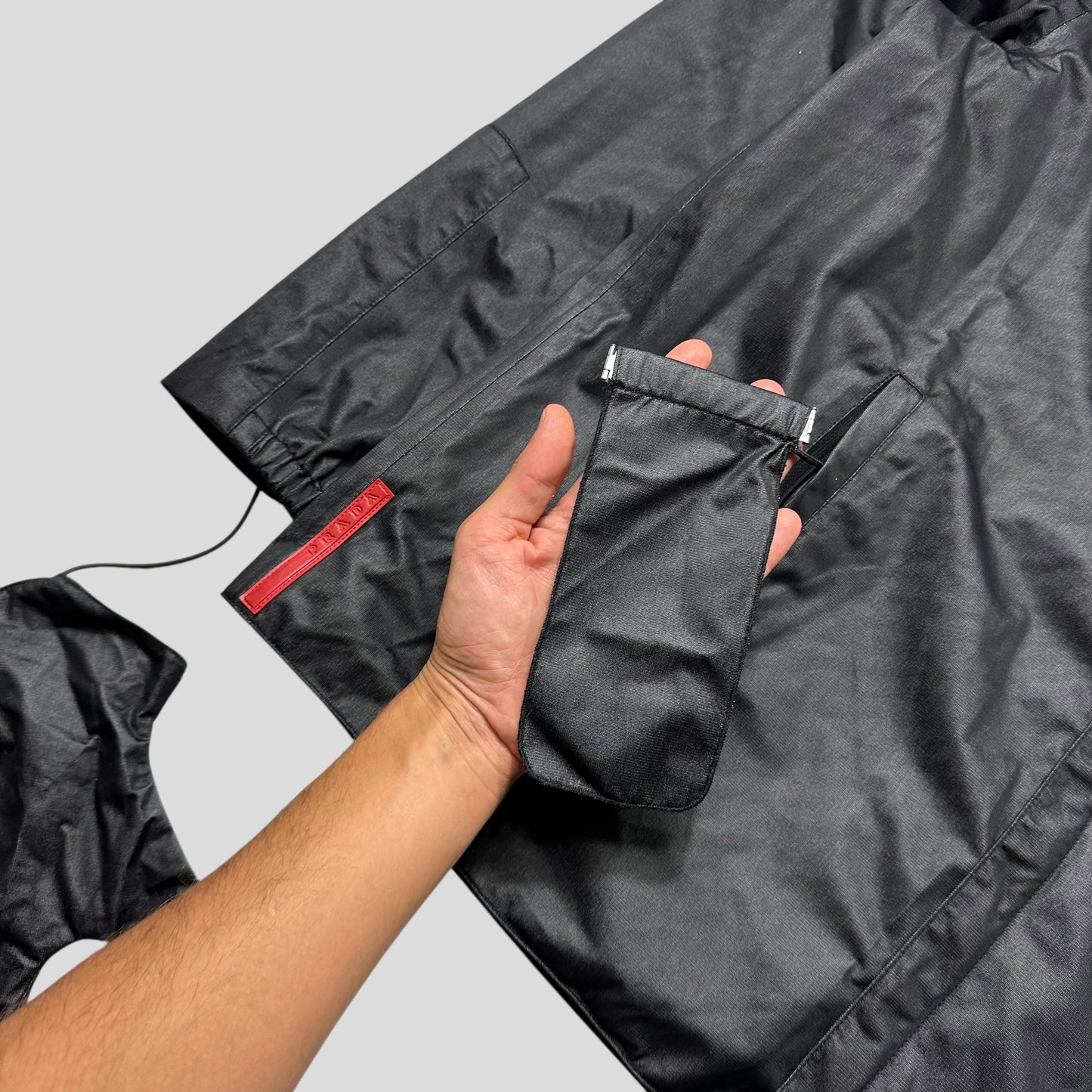 Prada Sport 1999 Hydrophobic Taped Seam Reversible Glove Jacket - IT50 (L)