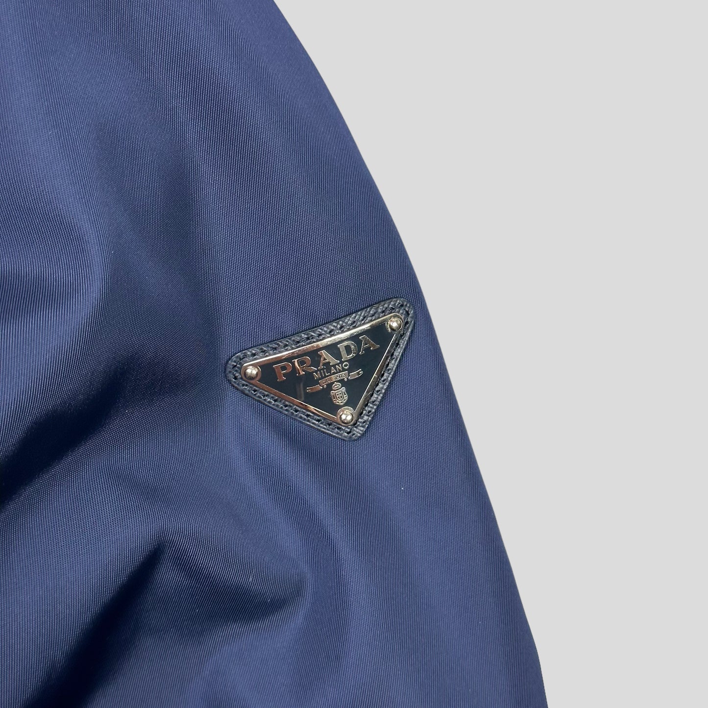 Prada Milano 2015 Nylon Bomber Jacket - XL